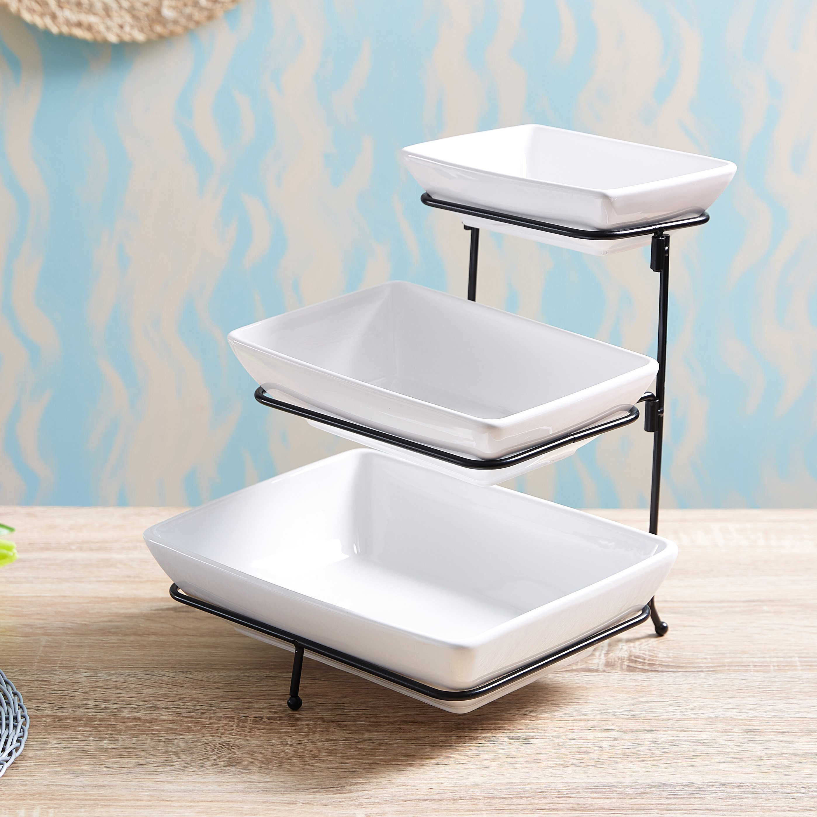 Nova 3 Tier Rectangular Serving Set