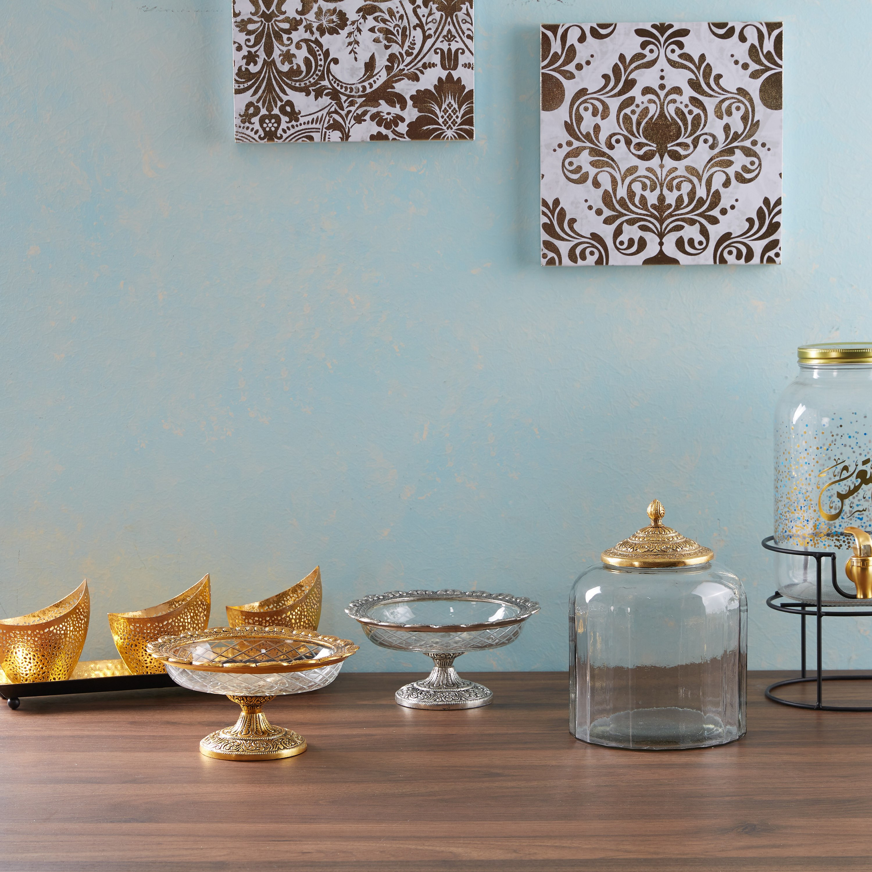 جرة تخزين مع غطاء معدني من أردن-hbxdecorandfurnishings-homeaccessories-storage-image-3