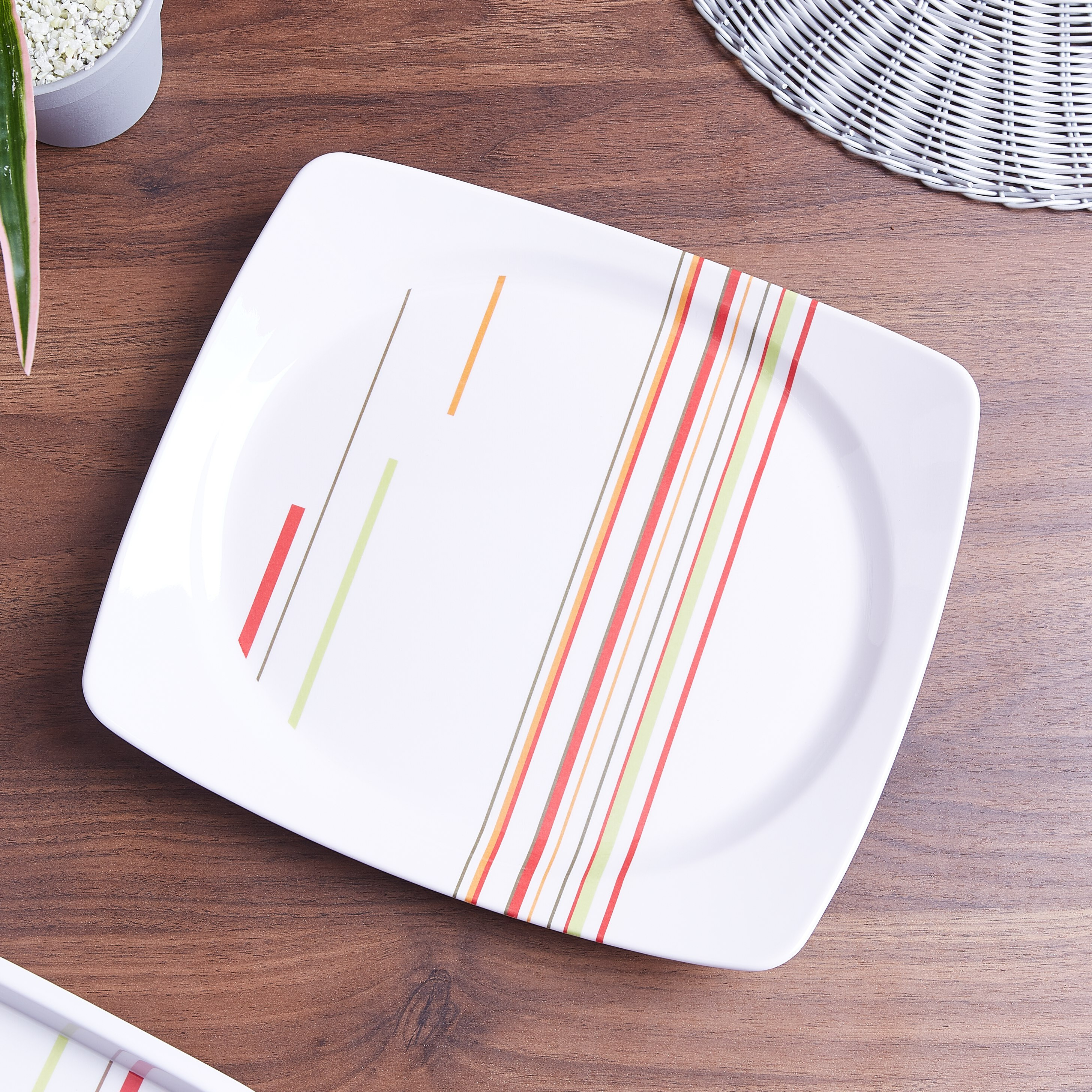 Candy Print Rectangular Serving Plate - 30 cm-hbxdecorandfurnishings-tabletop-crockery-image-2