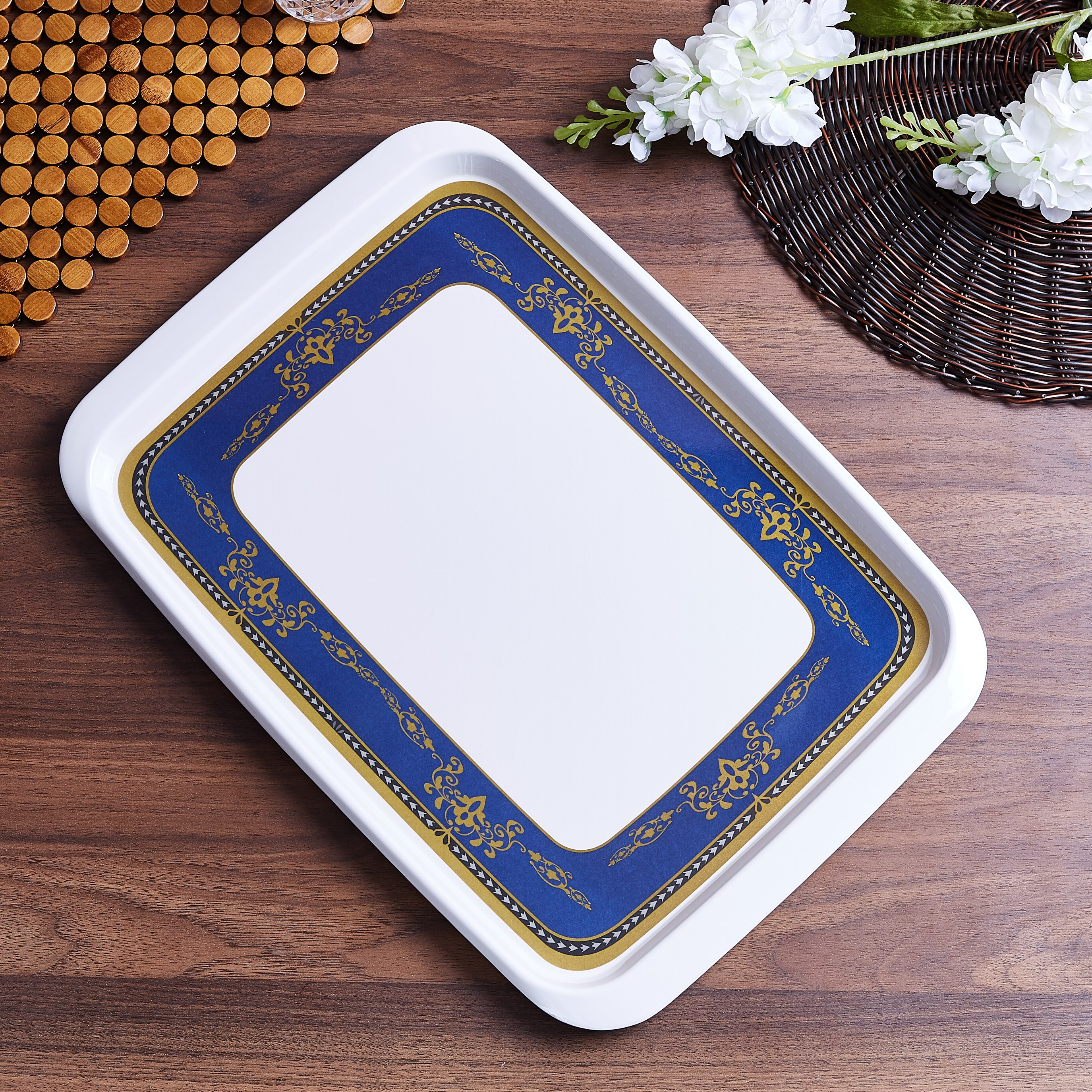 Grand Printed Rectangular Tray-hbxdecorandfurnishings-tabletop-crockery-image-1