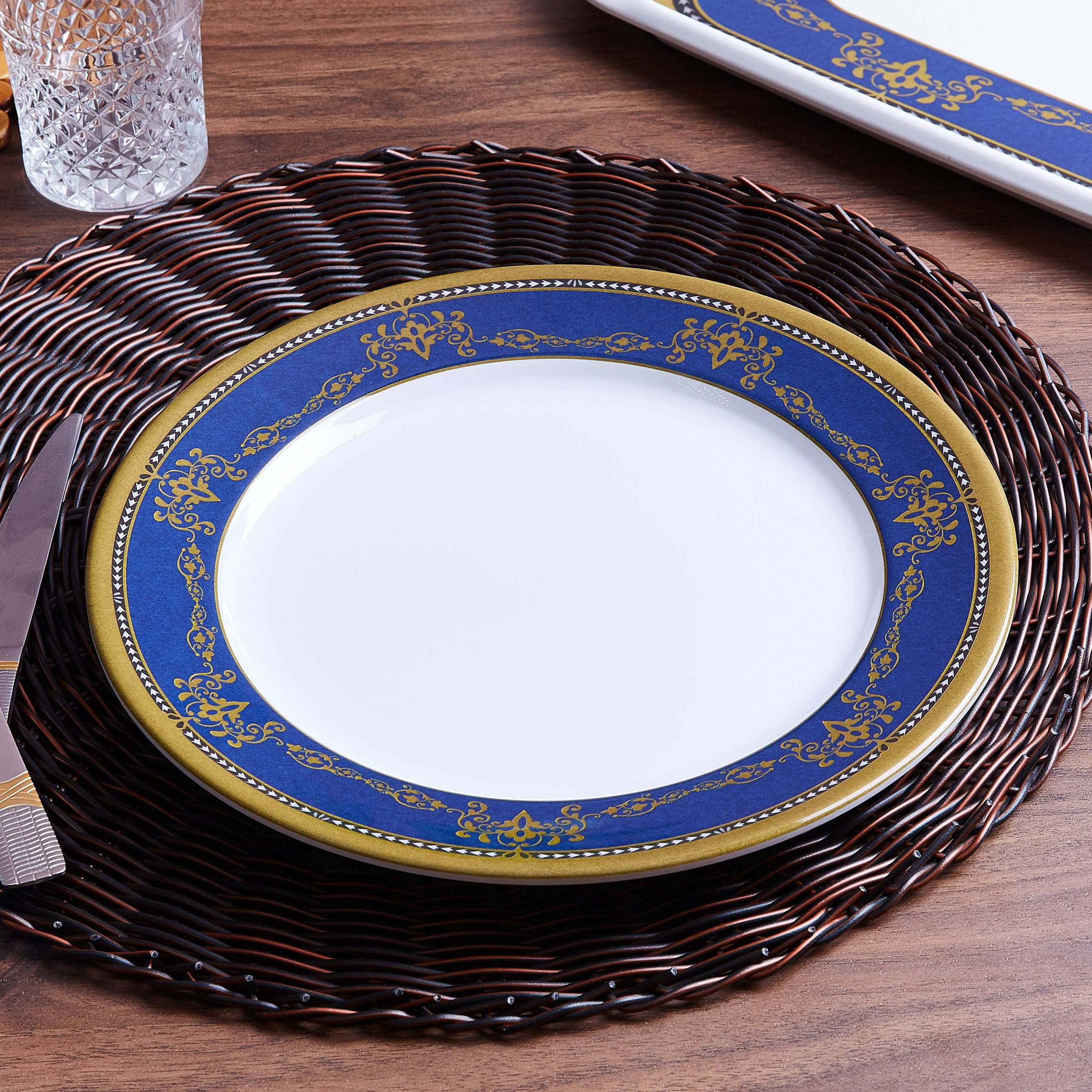 صحن مستدير من جراند - 28 سم-hbxdecorandfurnishings-tabletop-crockery-image-1