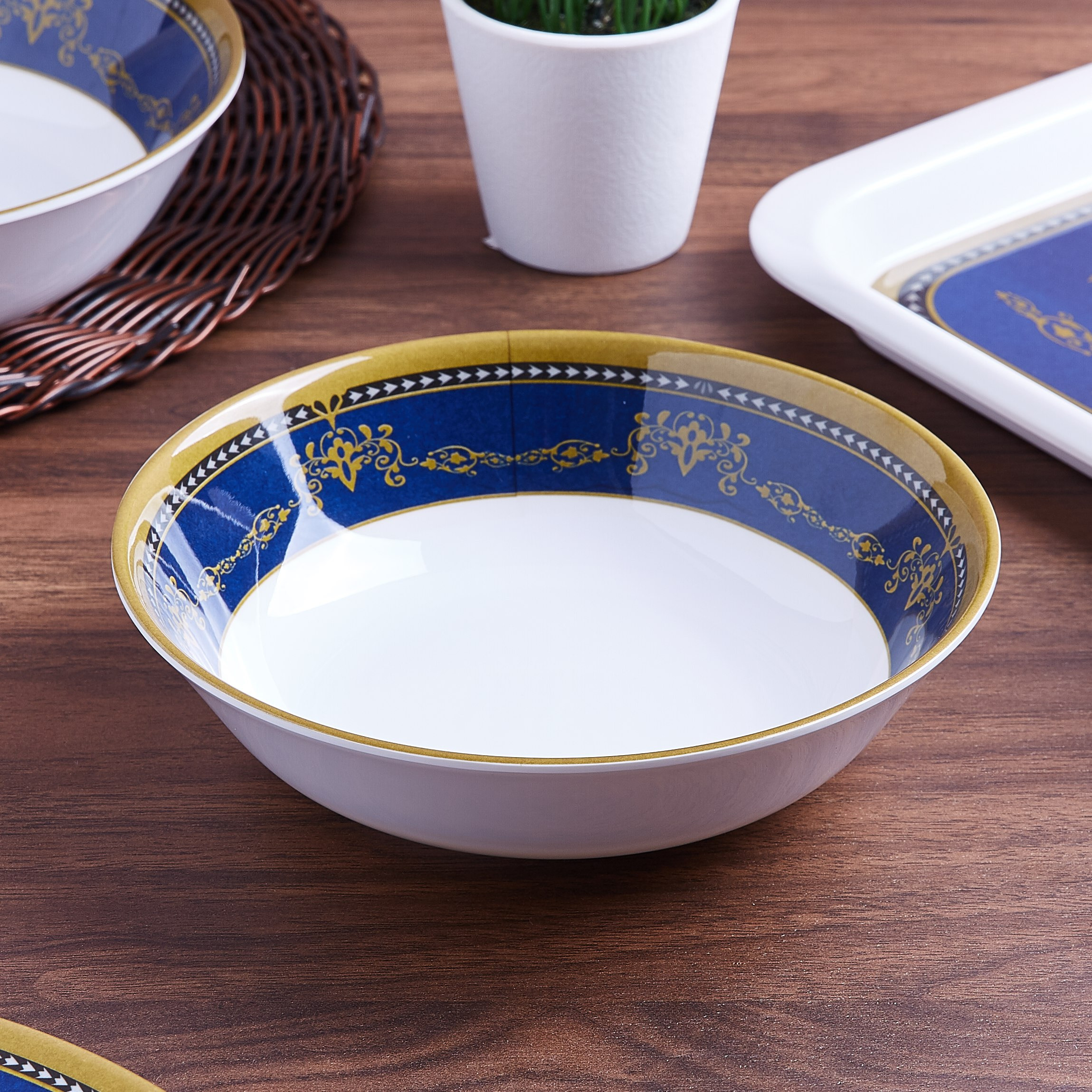 وعاء شوربة بطبعات من جراند- 19 سم-hbxdecorandfurnishings-tabletop-serveware-image-1