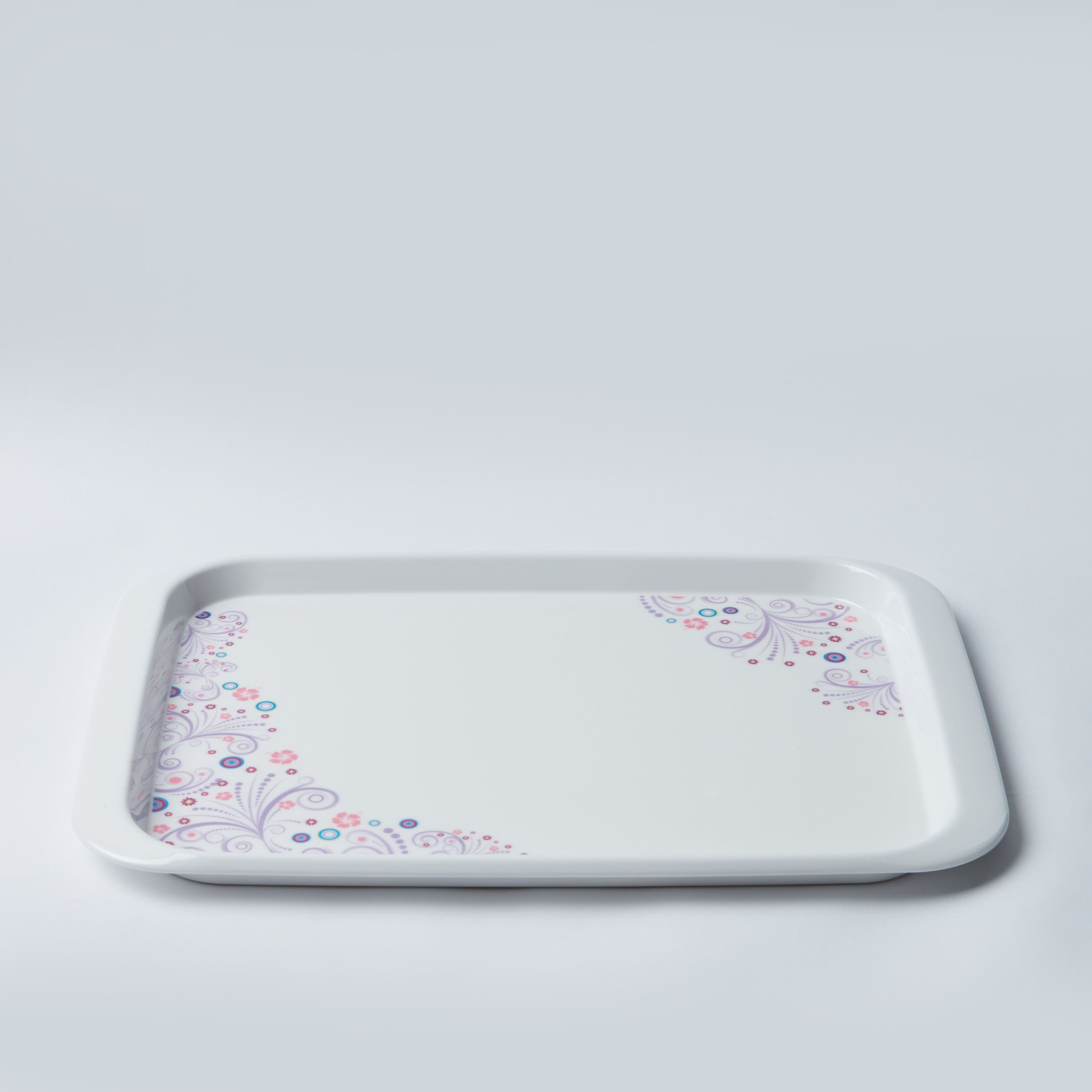 صينية مستطيلة مزينة بطبعات زهور الميموزا - 36 × 26 سم-hbxhomeware-hbxkitchen-image-4