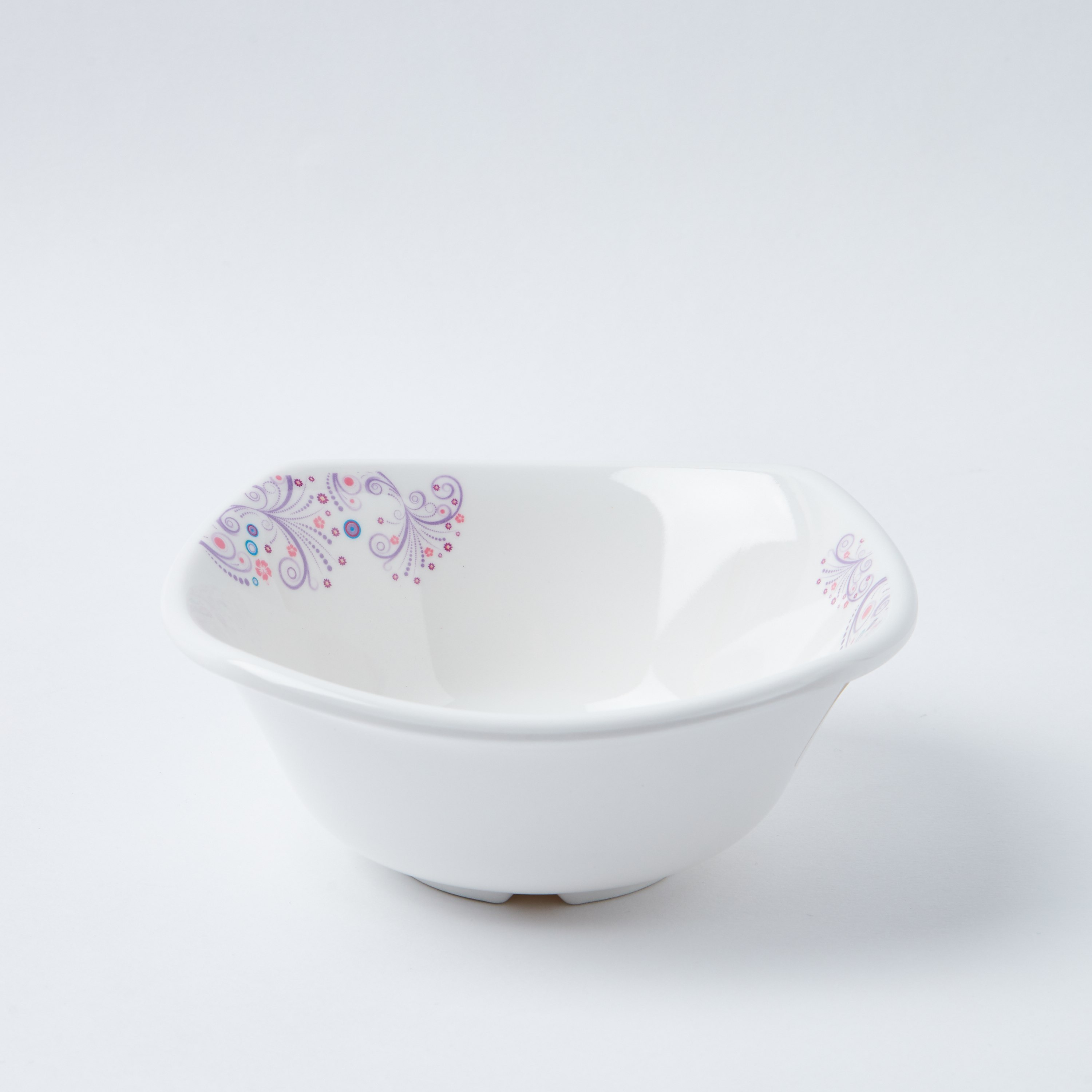 وعاء مربّع بطبعات ميموزا - 15 سم-hbxdecorandfurnishings-tabletop-serveware-image-3