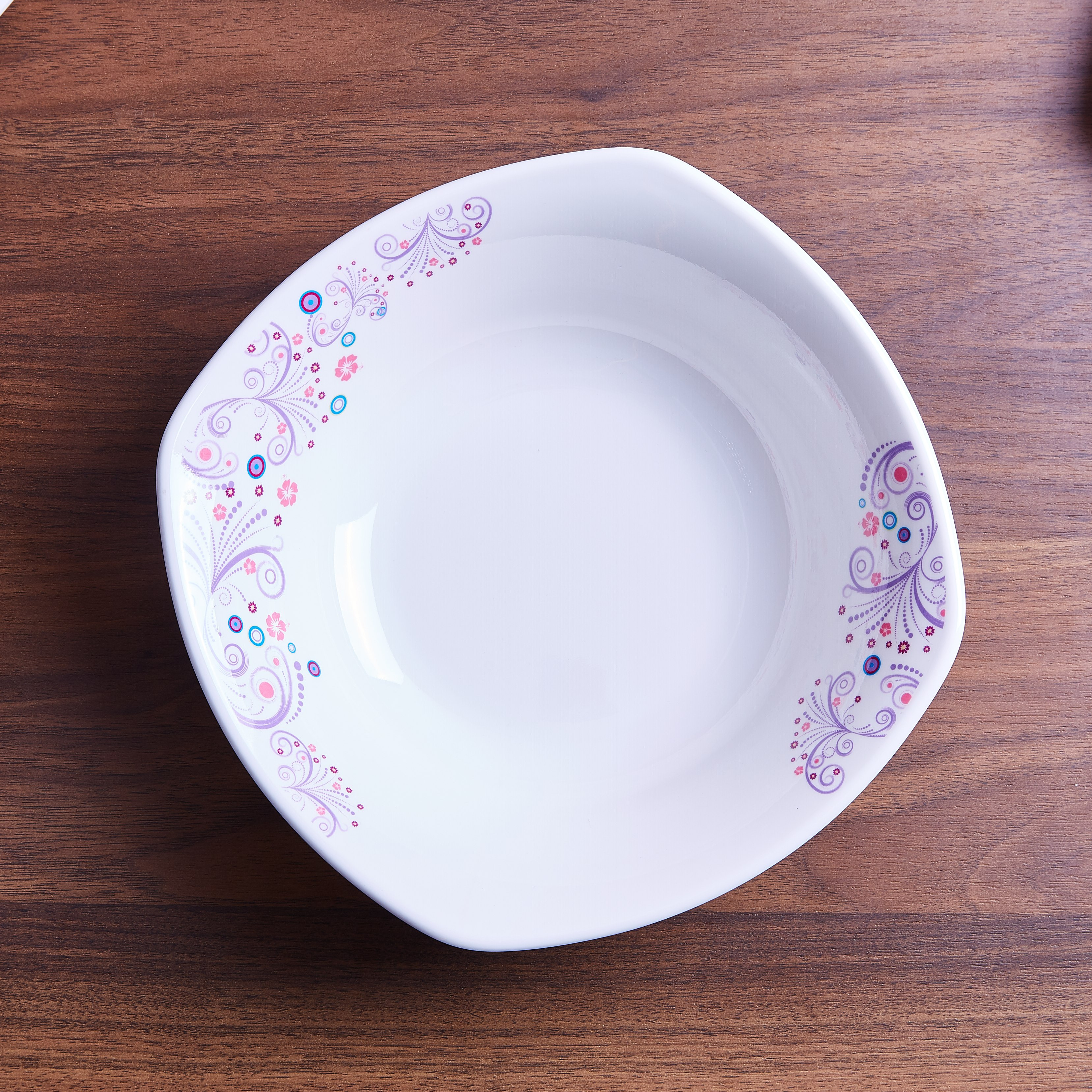 صحن سلطة  مربع الشكل من ميموزا - 23 سم-hbxdecorandfurnishings-tabletop-serveware-image-2