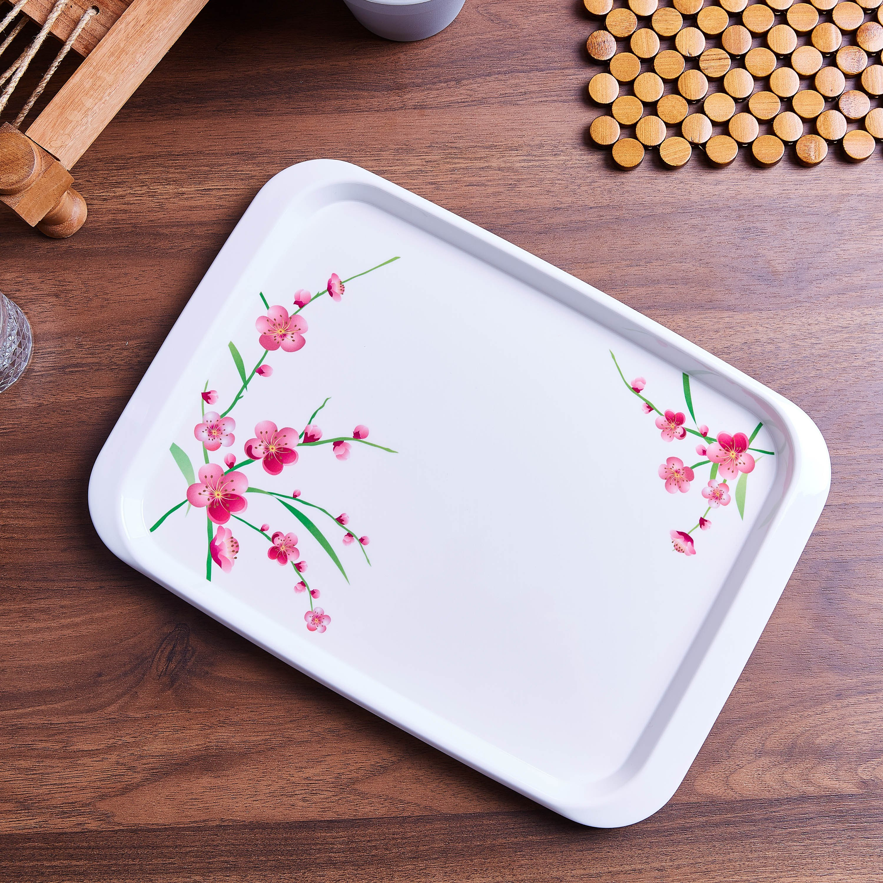 Spring Blossom Rectangular Tray-hbxhomeware-hbxkitchen-image-2