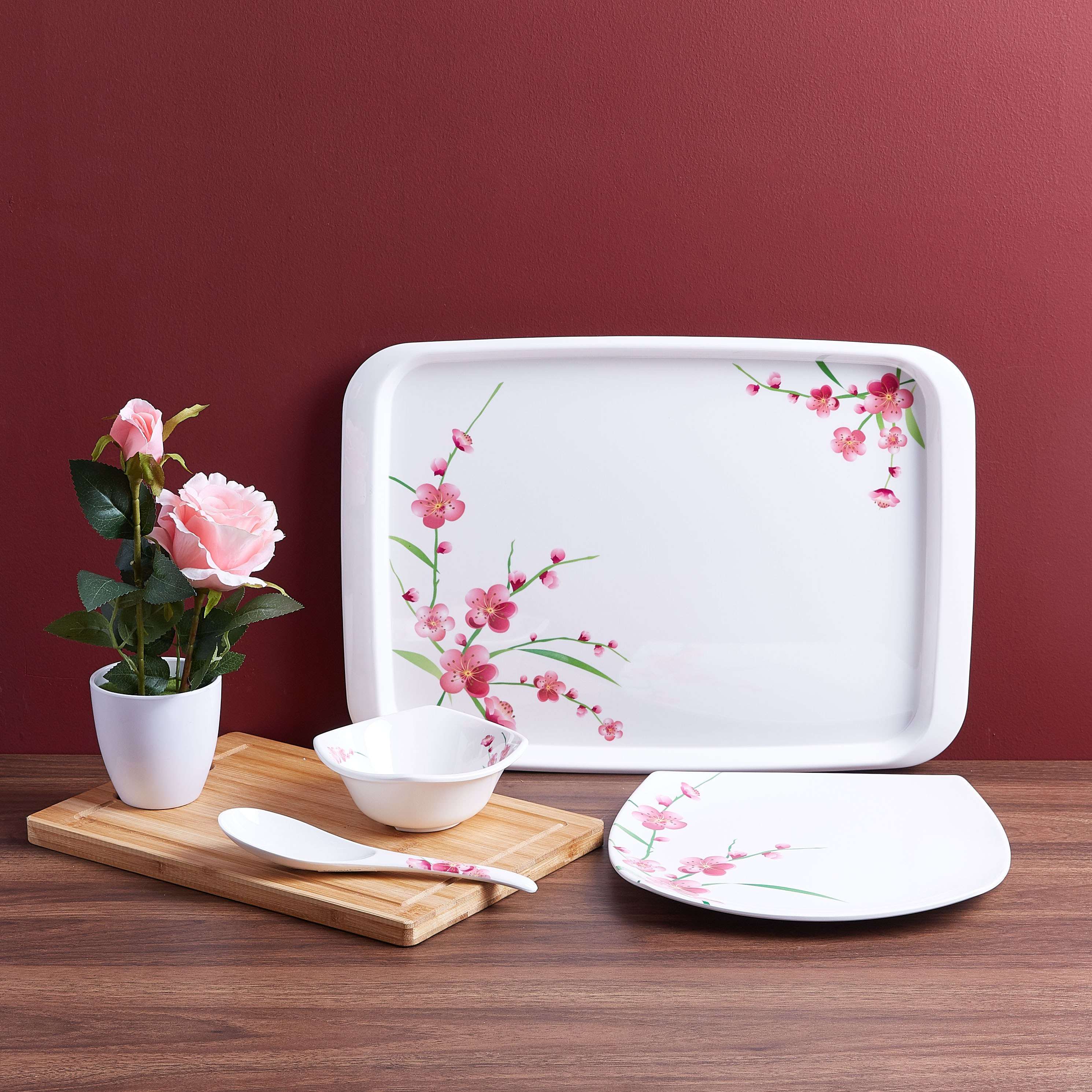وعاء بطبعات سبرينج بلوسوم- 15 سم-hbxdecorandfurnishings-tabletop-serveware-image-3