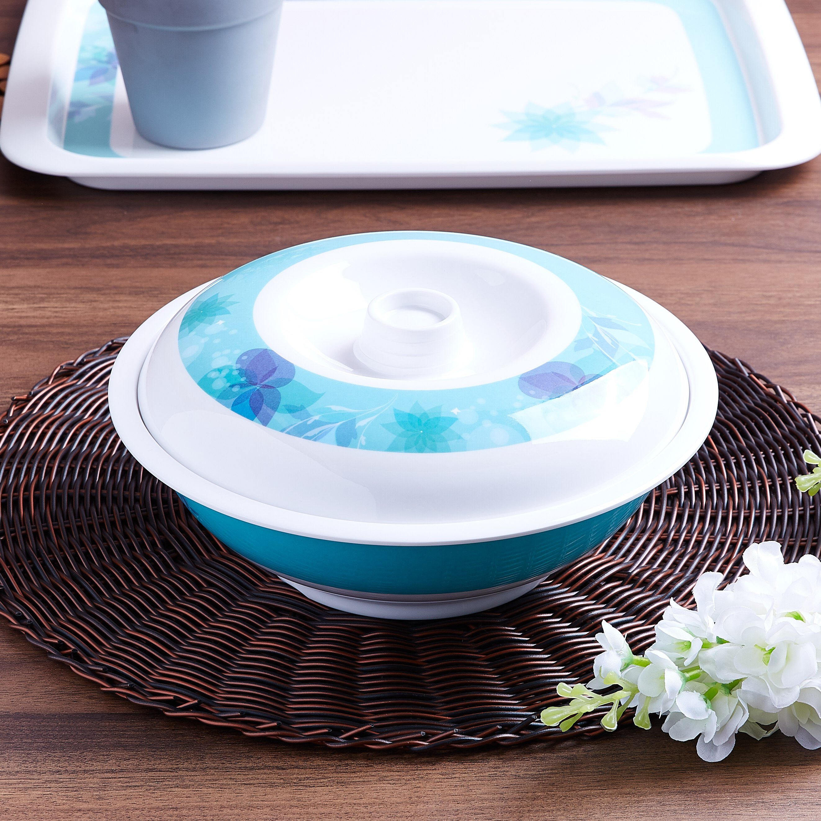 وعاء بطبعات مع غطاء من سبرينج- 25 سم-hbxdecorandfurnishings-tabletop-serveware-image-1