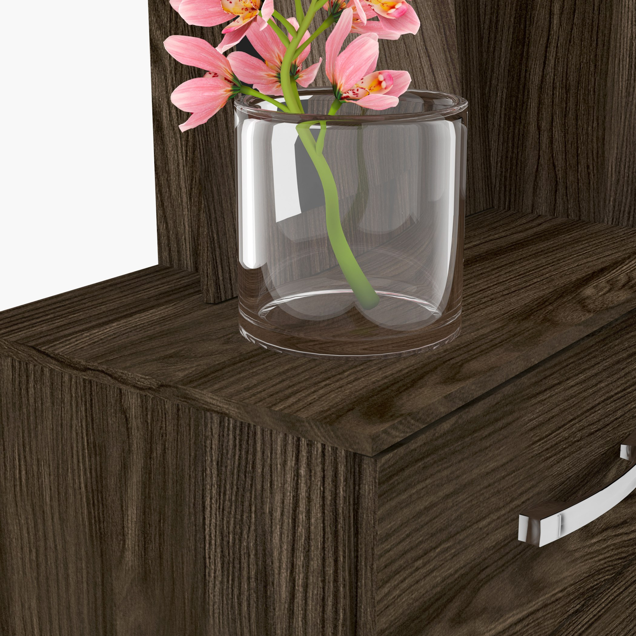 طاولة تزيين بخزانة ببابين و3 أدراج ومرآة - ريو من موڤو -hbxfurniture-bedroom-dressersandmirrors-image-6