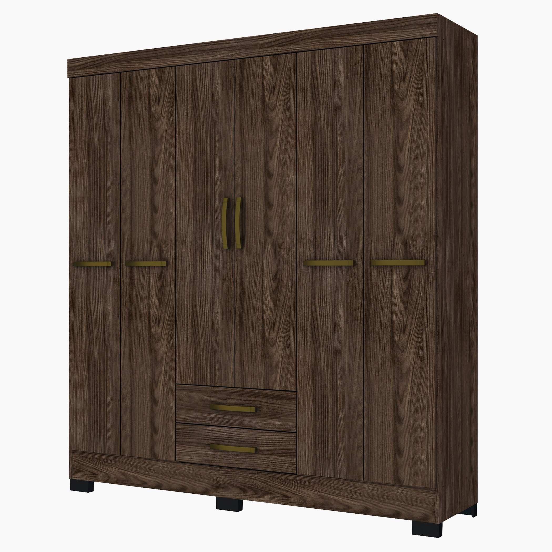 خزانة ملابس 6 أبواب ودرجين - سلفادار من موڤو -hbxfurniture-wardrobes-image-1