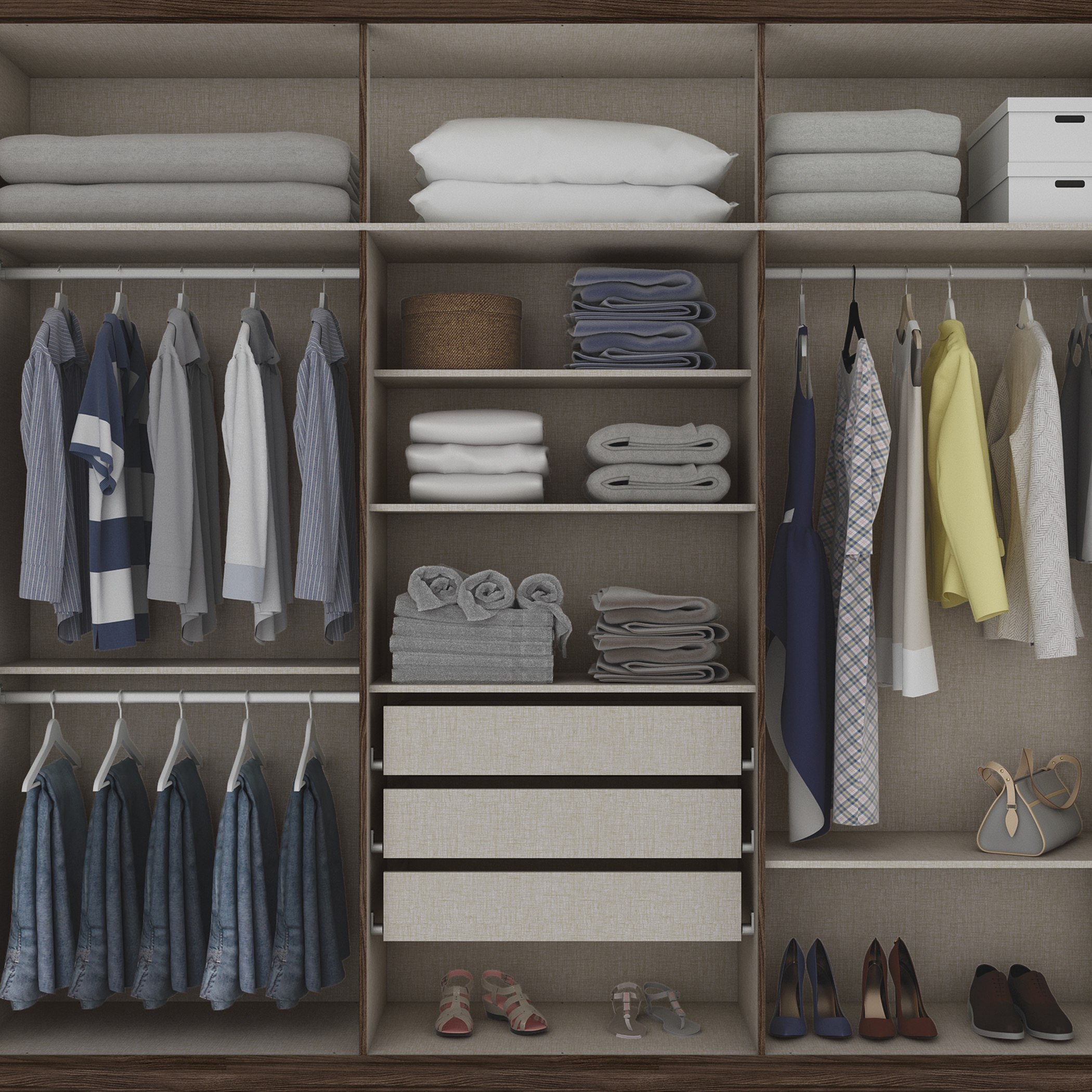 خزانة ملابس 6 أبواب - ريو من موڤو -hbxfurniture-wardrobes-image-5