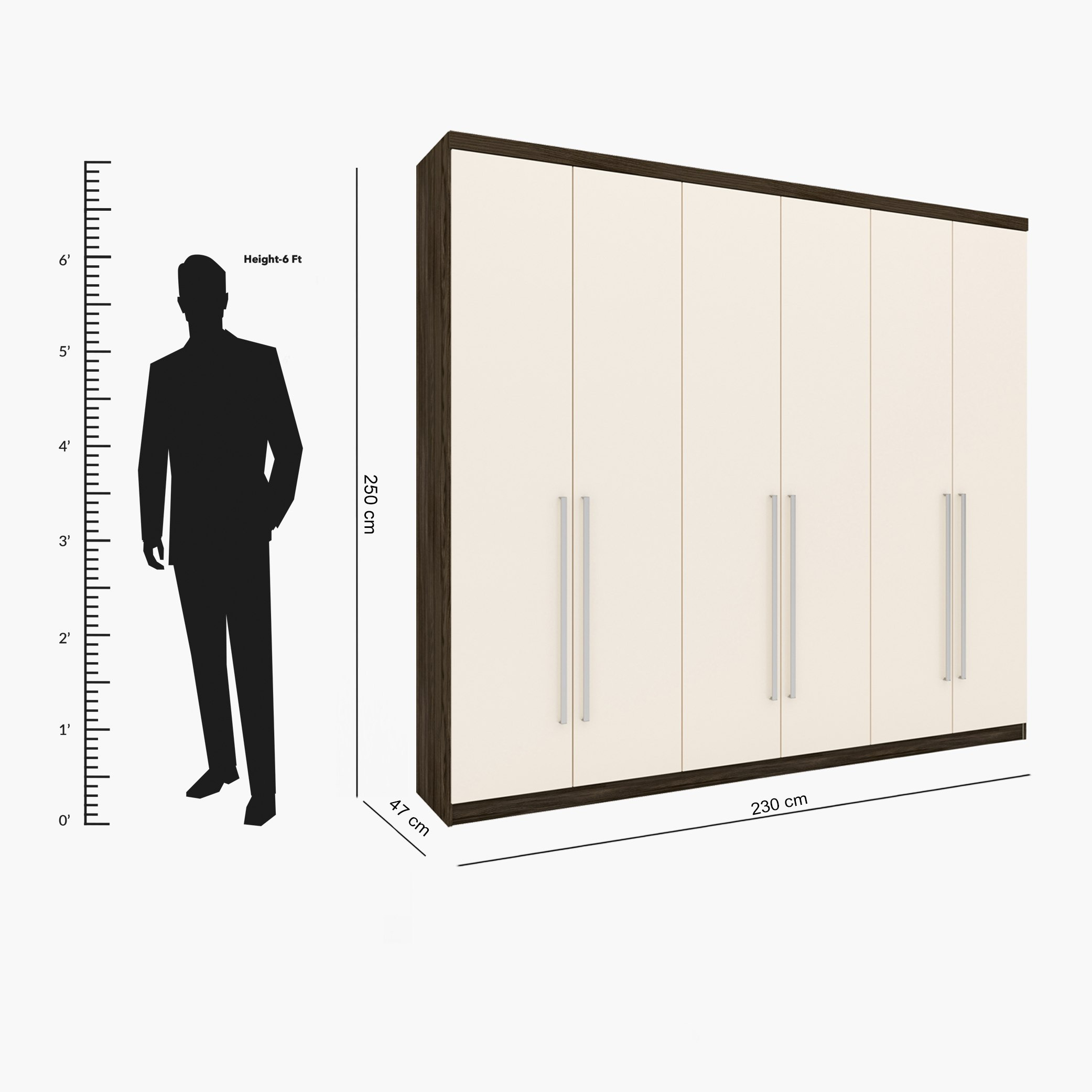 خزانة ملابس 6 أبواب - ريو من موڤو -hbxfurniture-wardrobes-image-9
