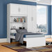 Compact Single Bed with Wall Cabinet - 90x190 cm-Single-thumbnailMobile-0