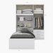 Compact Single Bed with Wall Cabinet - 90x190 cm-Single-thumbnailMobile-6