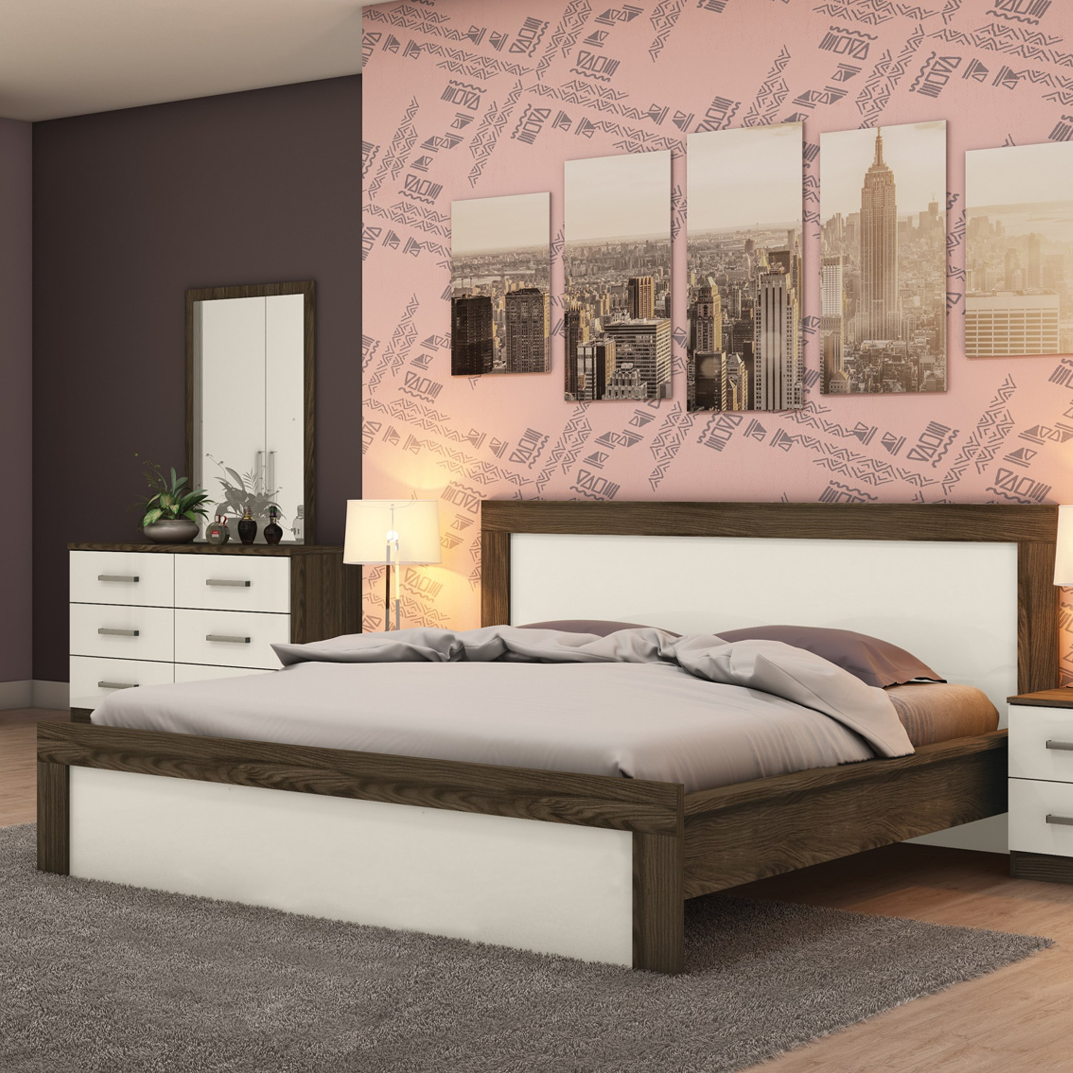 سرير كينج - ريو من موڤو - 180x200 سم-hbxfurniture-bedsandbedsets-beds-king-image-1