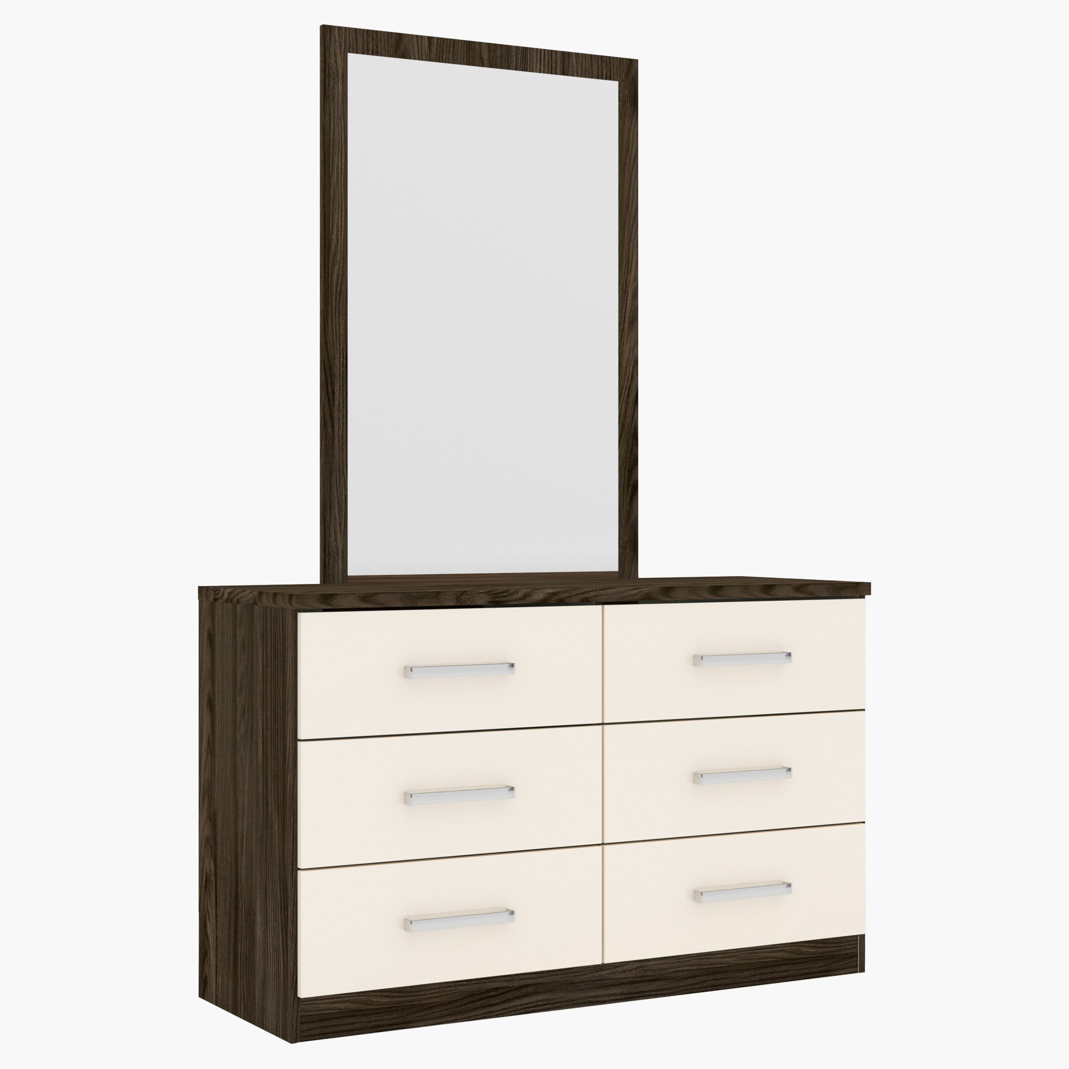 طاولة تزيين 6 أبواب بمرآة - ريو من موڤو -hbxfurniture-bedroom-dressersandmirrors-image-3