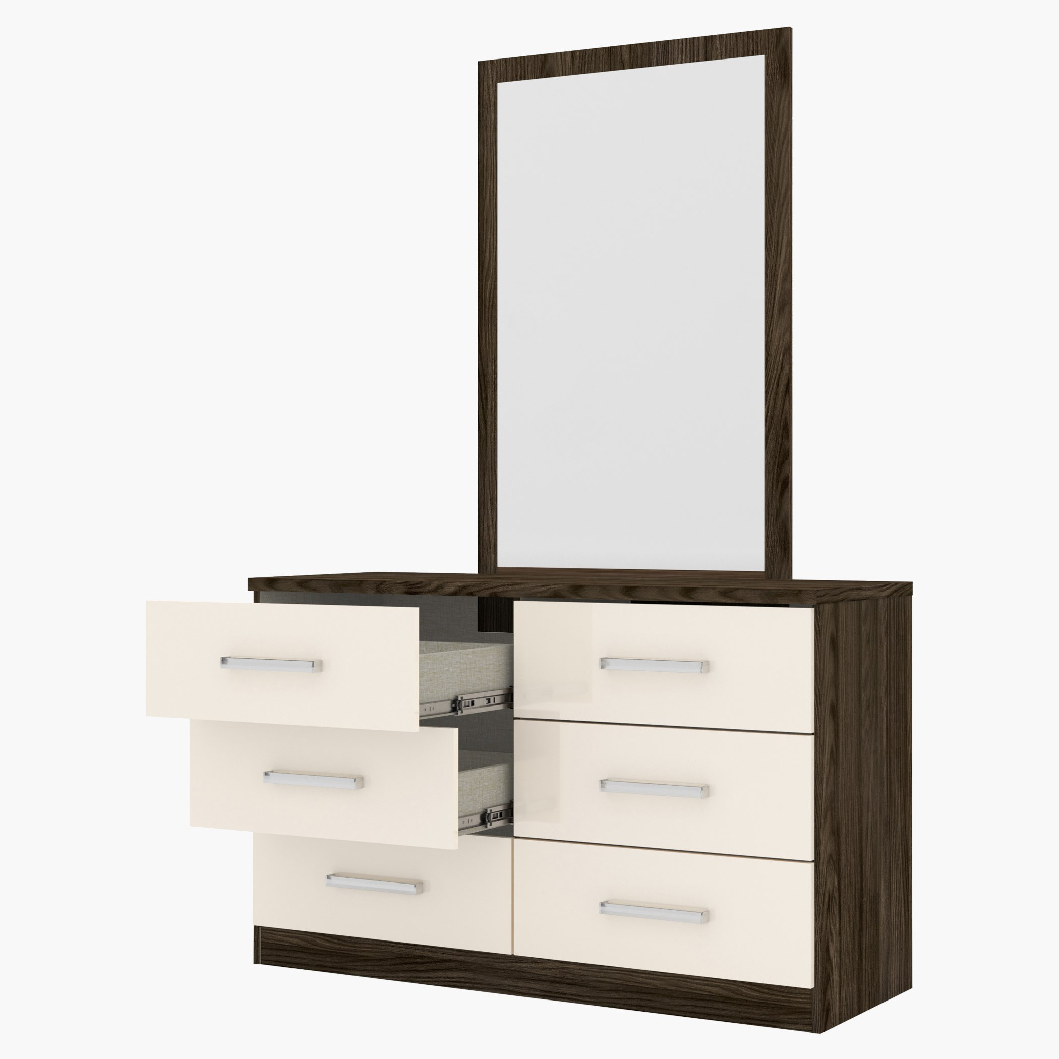طاولة تزيين 6 أبواب بمرآة - ريو من موڤو -hbxfurniture-bedroom-dressersandmirrors-image-4