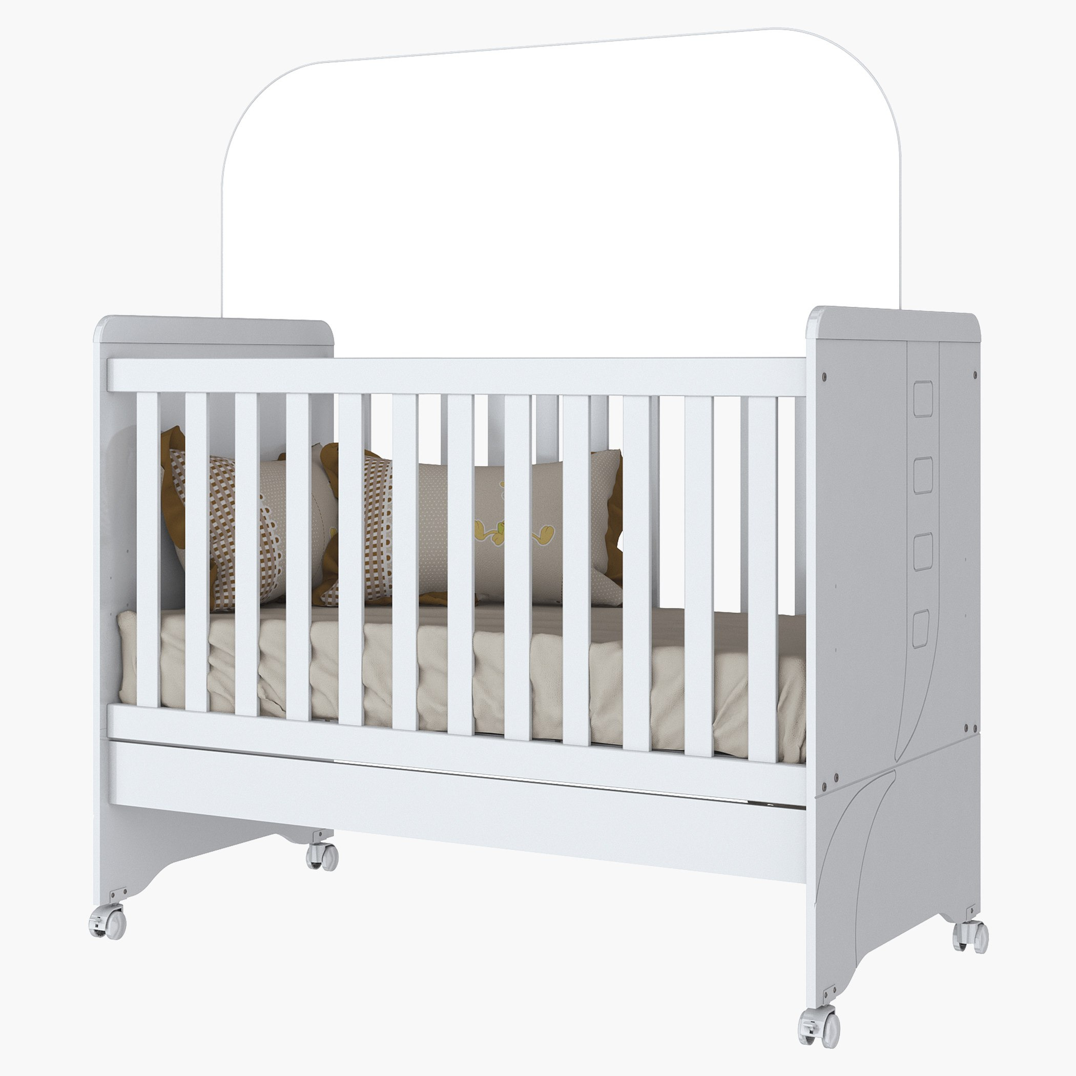 Cody 3-in-1 Convertible Baby Crib - 70x130 cm-hbxfurniture-bedsandbedsets-beds-toddler-image-2