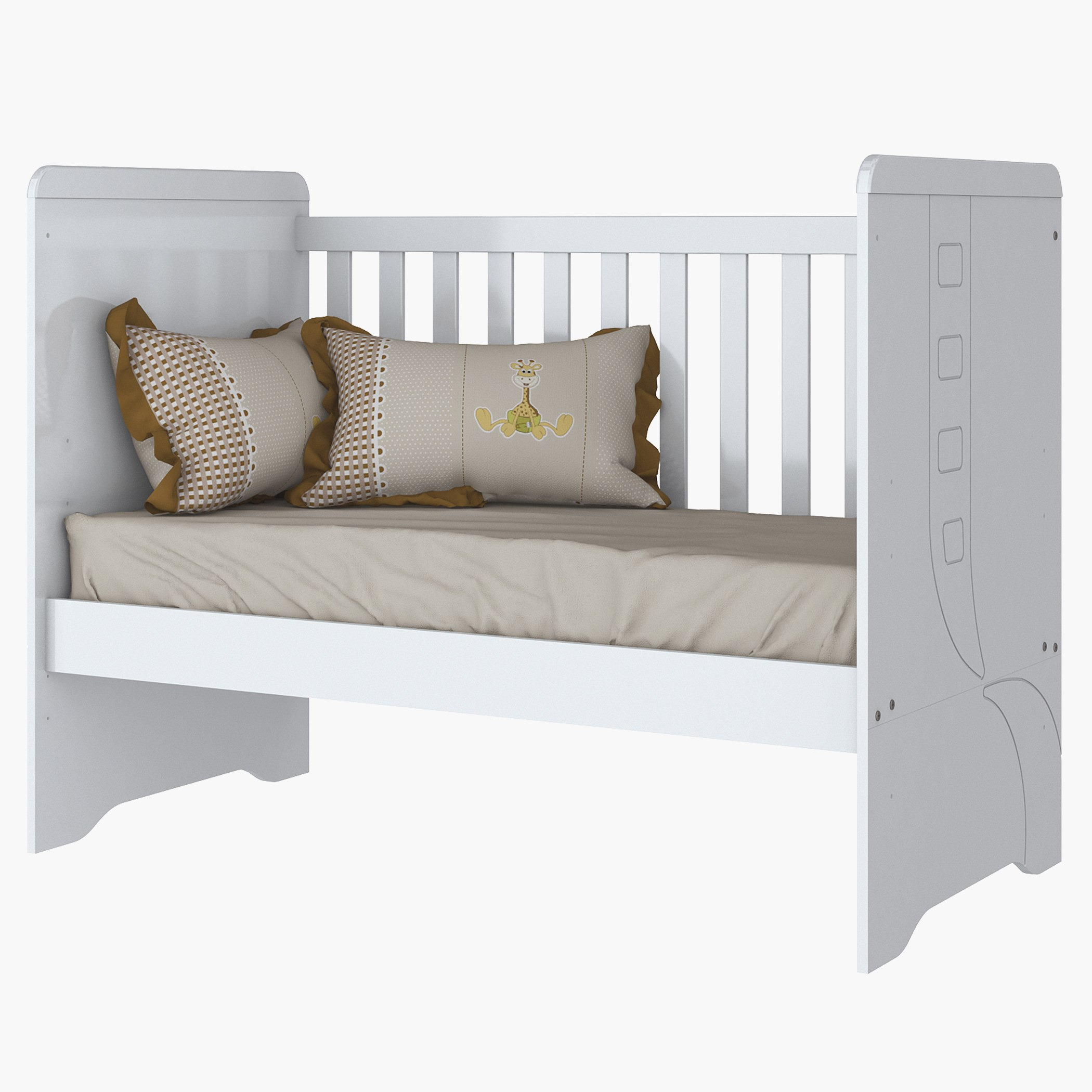 Cody 3-in-1 Convertible Baby Crib - 70x130 cm-hbxfurniture-bedsandbedsets-beds-toddler-image-3