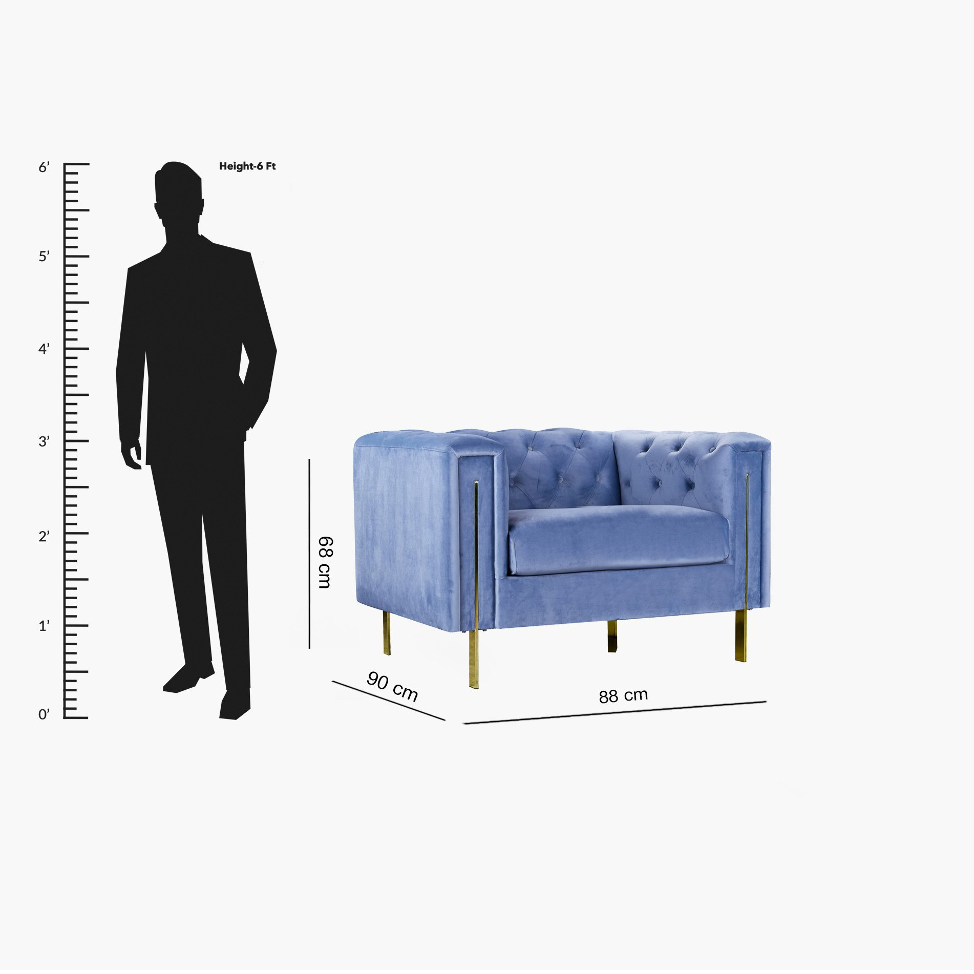 Bluzo Tufted 1-Seater Sofa-hbxlivingroom-sofasandarmchairs-sofas-image-4