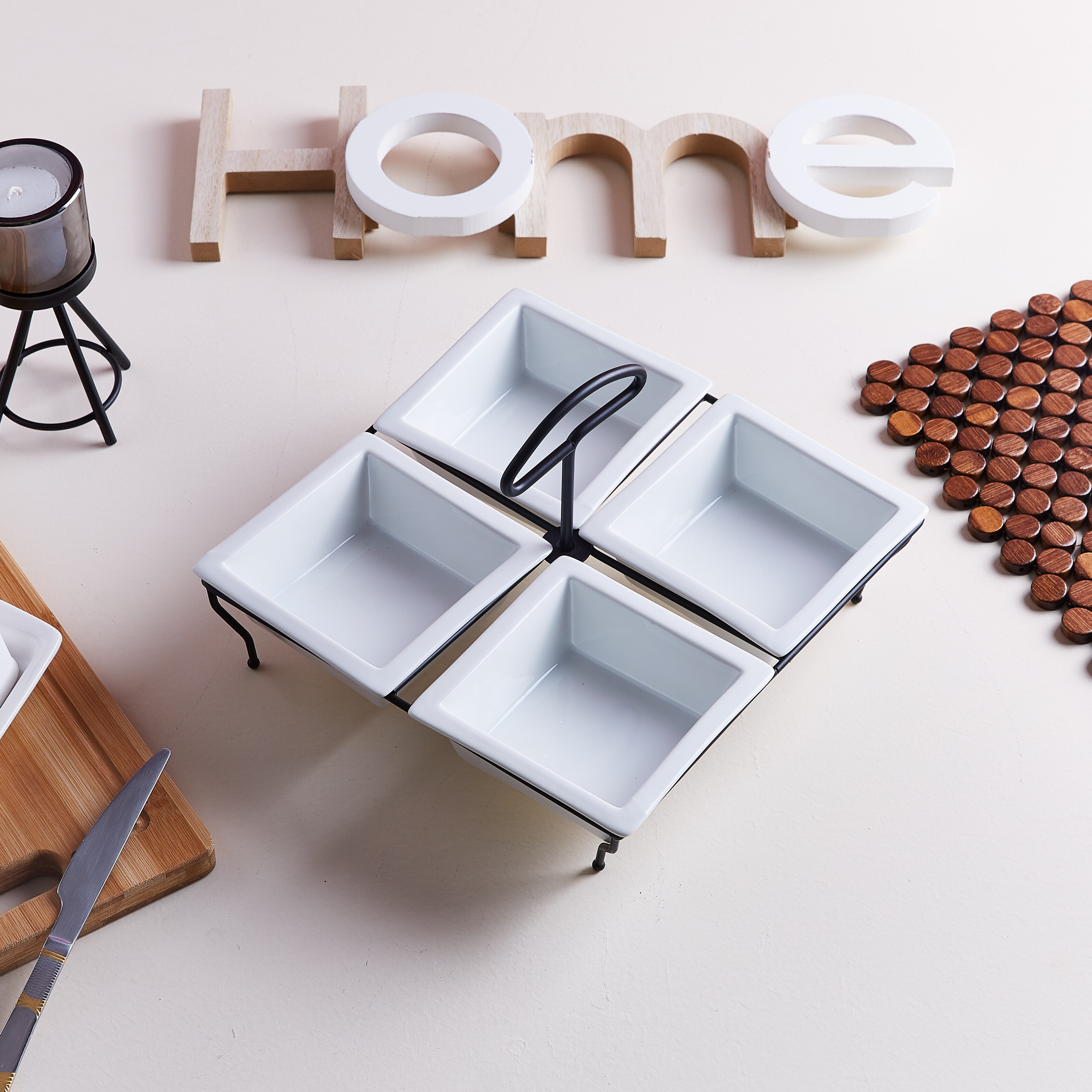 Great Serving 4-Square Bowls on rack-hbxdecorandfurnishings-tabletop-serveware-image-3