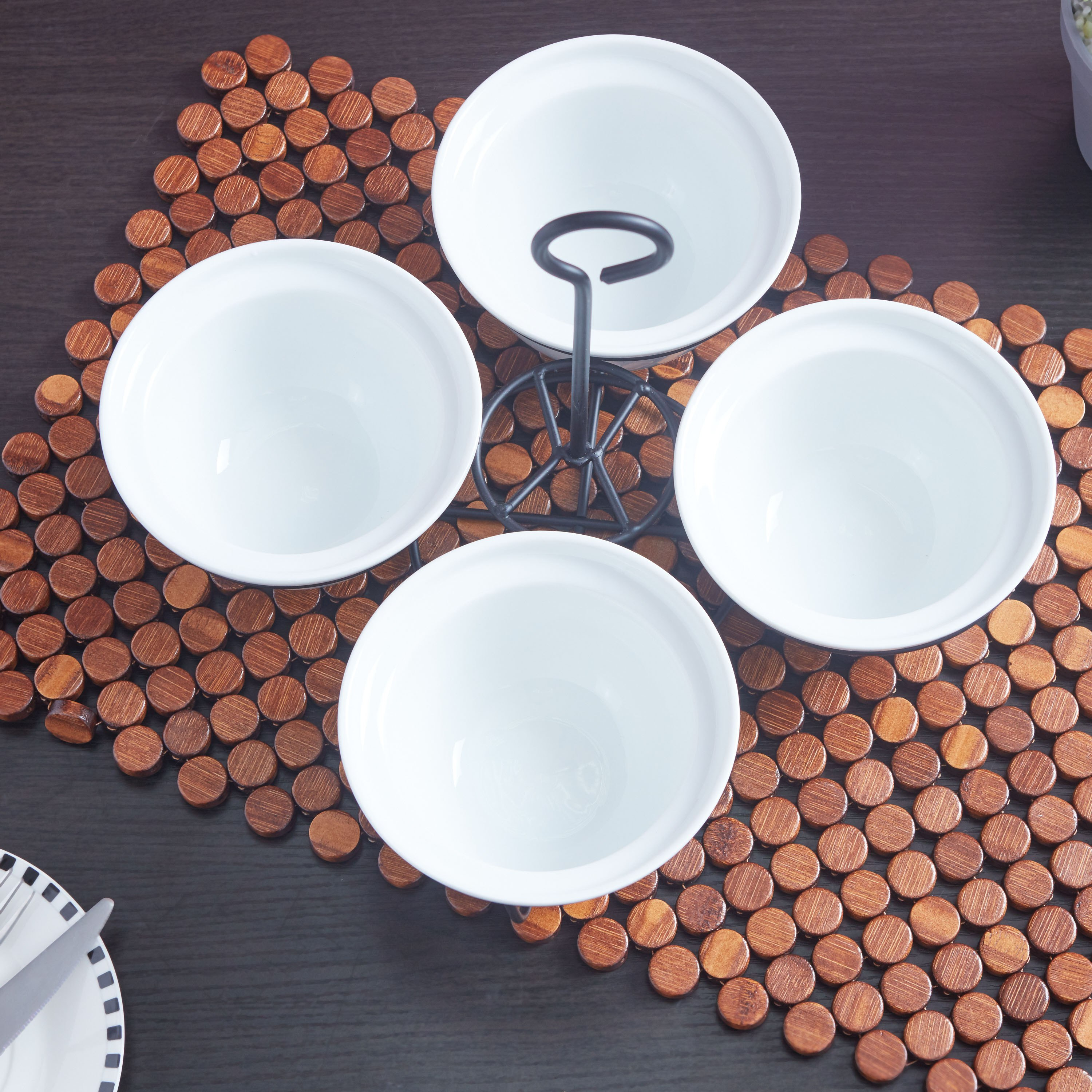 Great Serving 4-Piece Round Bowls and Rack Set-hbxdecorandfurnishings-tabletop-serveware-image-2