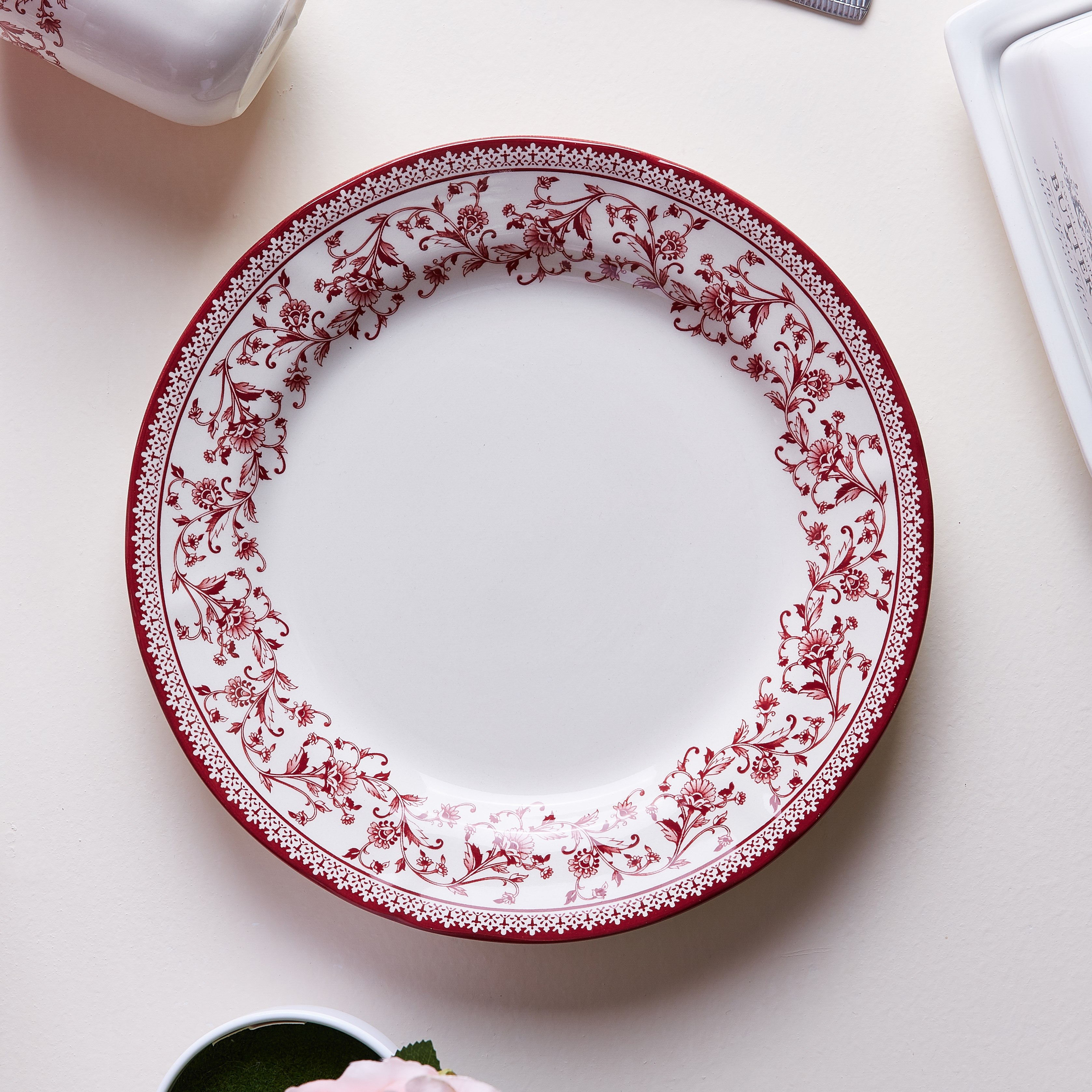 صحن عشاء أستر خزف من كلايتان - 26 سم-hbxdecorandfurnishings-tabletop-crockery-image-1