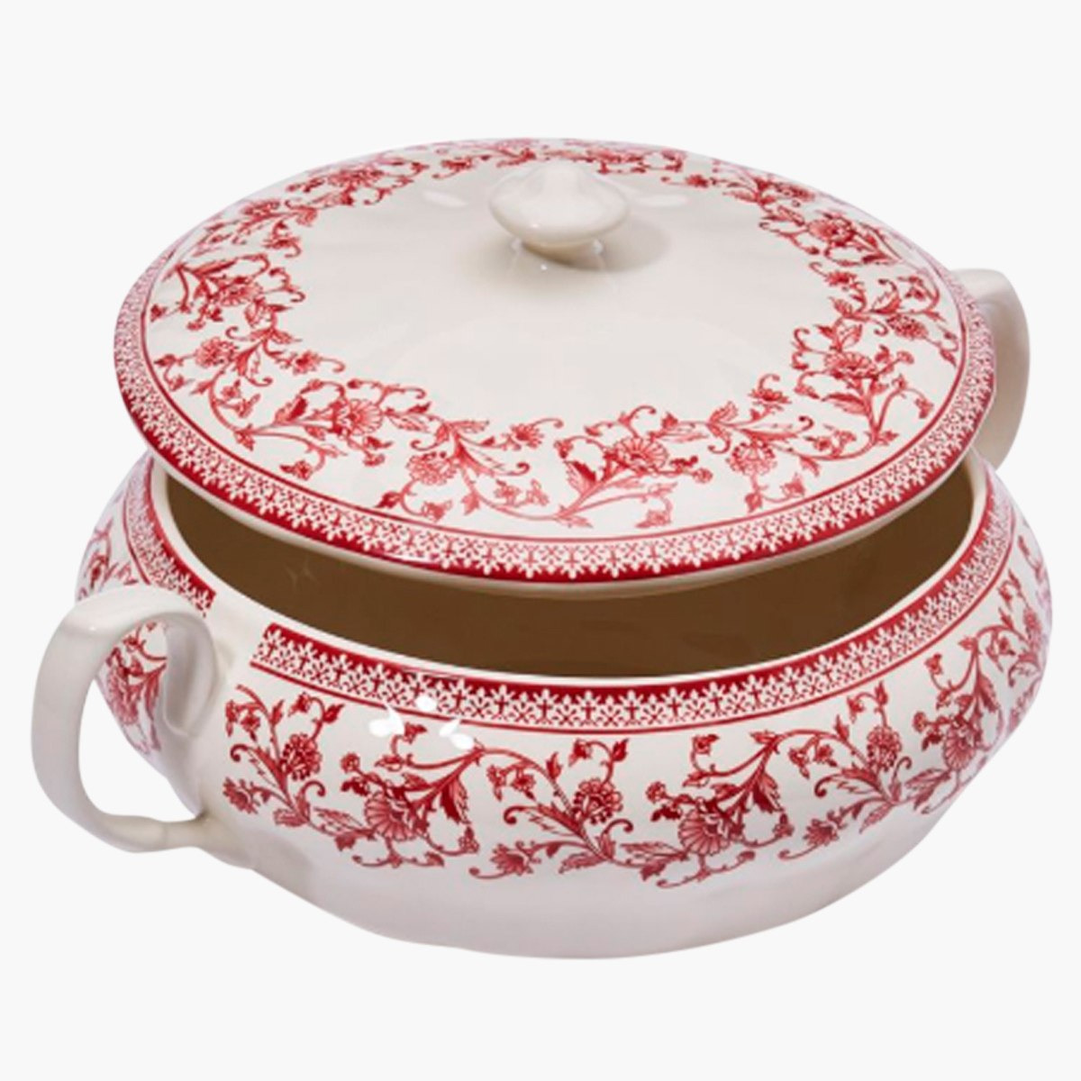 وعاء بغطاء بطبعات أستر من كلايتن - 24 سم-hbxdecorandfurnishings-tabletop-serveware-image-2