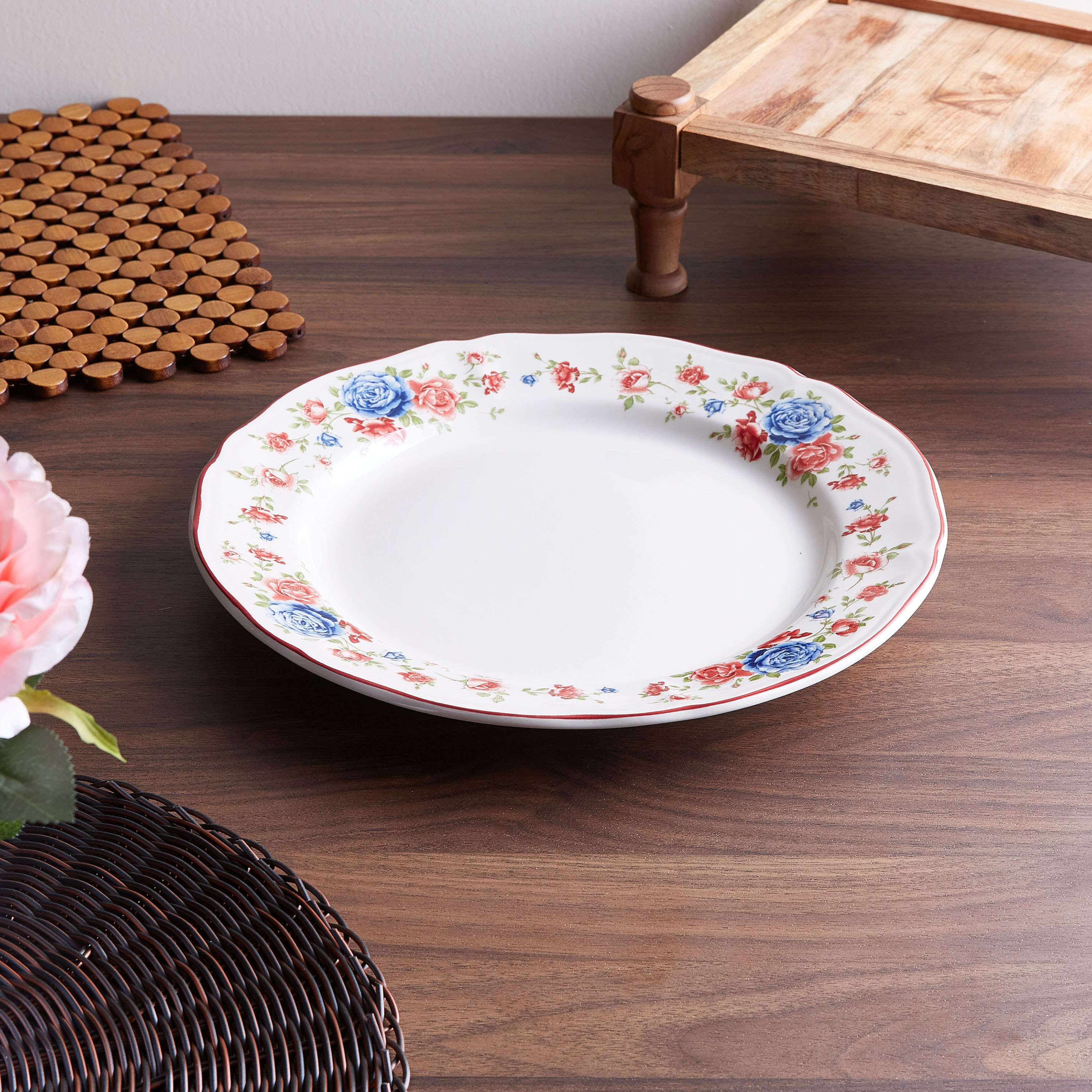 صحن كوتيدج روز من كلايتان - 31 سم-hbxdecorandfurnishings-tabletop-crockery-image-1