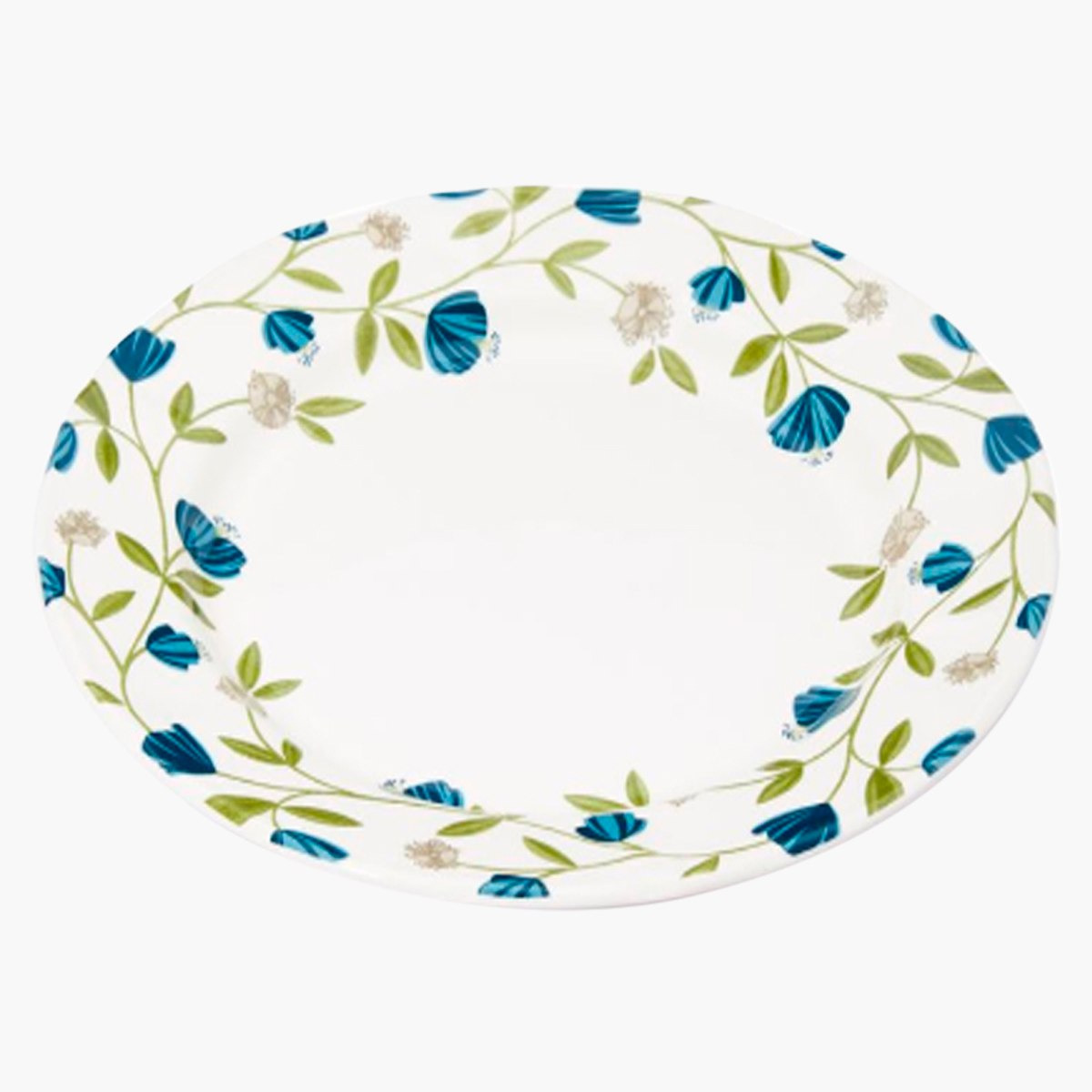 طبق تقديم كلايتان مزين بالزهور - 31 سم-hbxdecorandfurnishings-tabletop-crockery-image-1