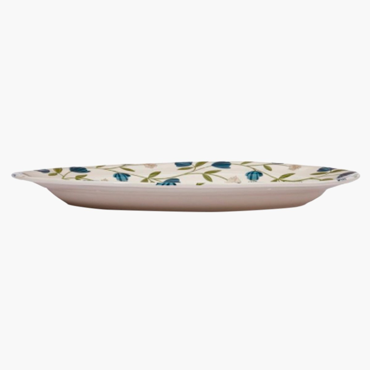 صحن بيضاوي من الخزف بتصميم زهري إليجانت من كلايتان - 36 سم-hbxdecorandfurnishings-tabletop-crockery-image-2
