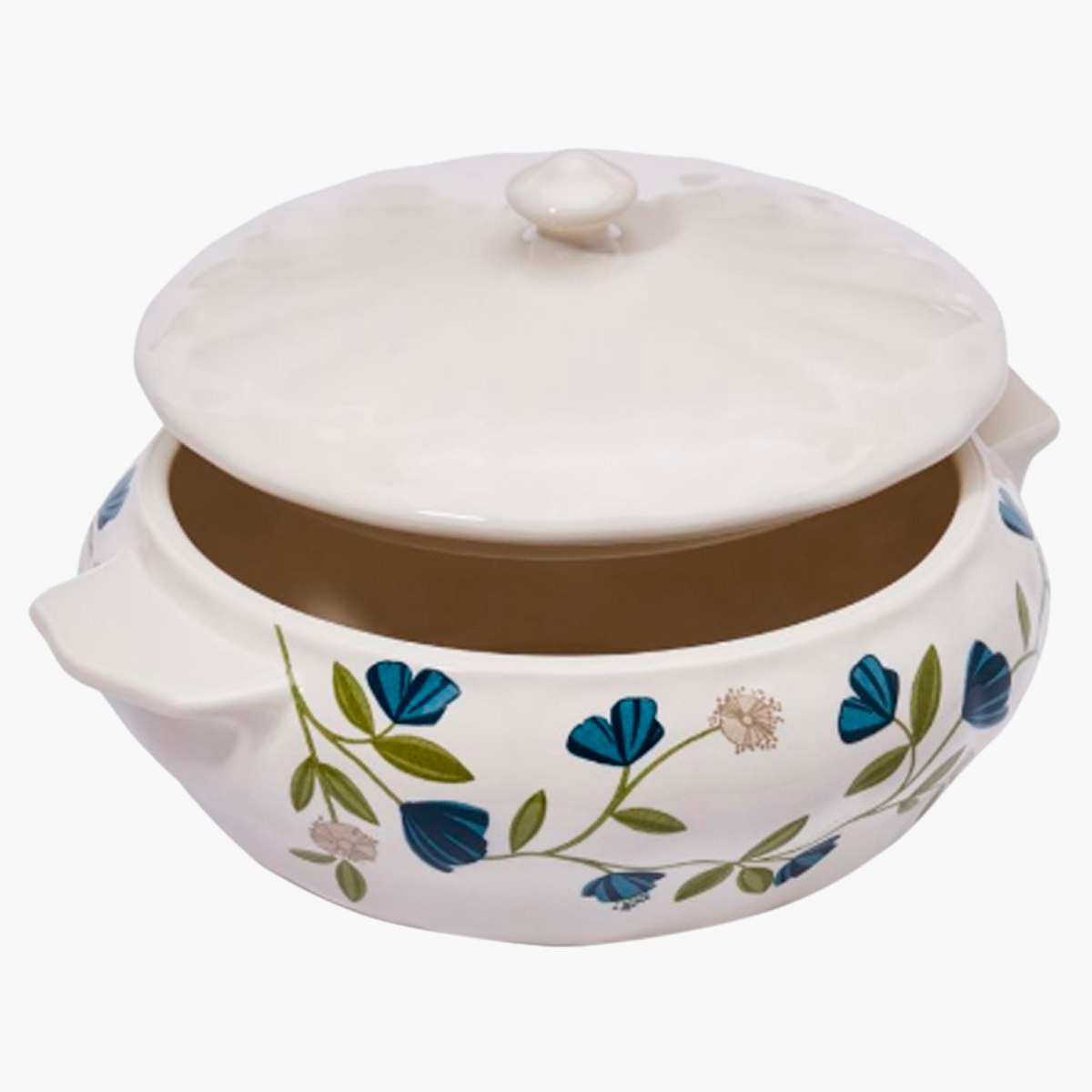 وعاء بغطاء بطبعات زهور إليجنت من كلايتن - 24 سم-hbxdecorandfurnishings-tabletop-serveware-image-2