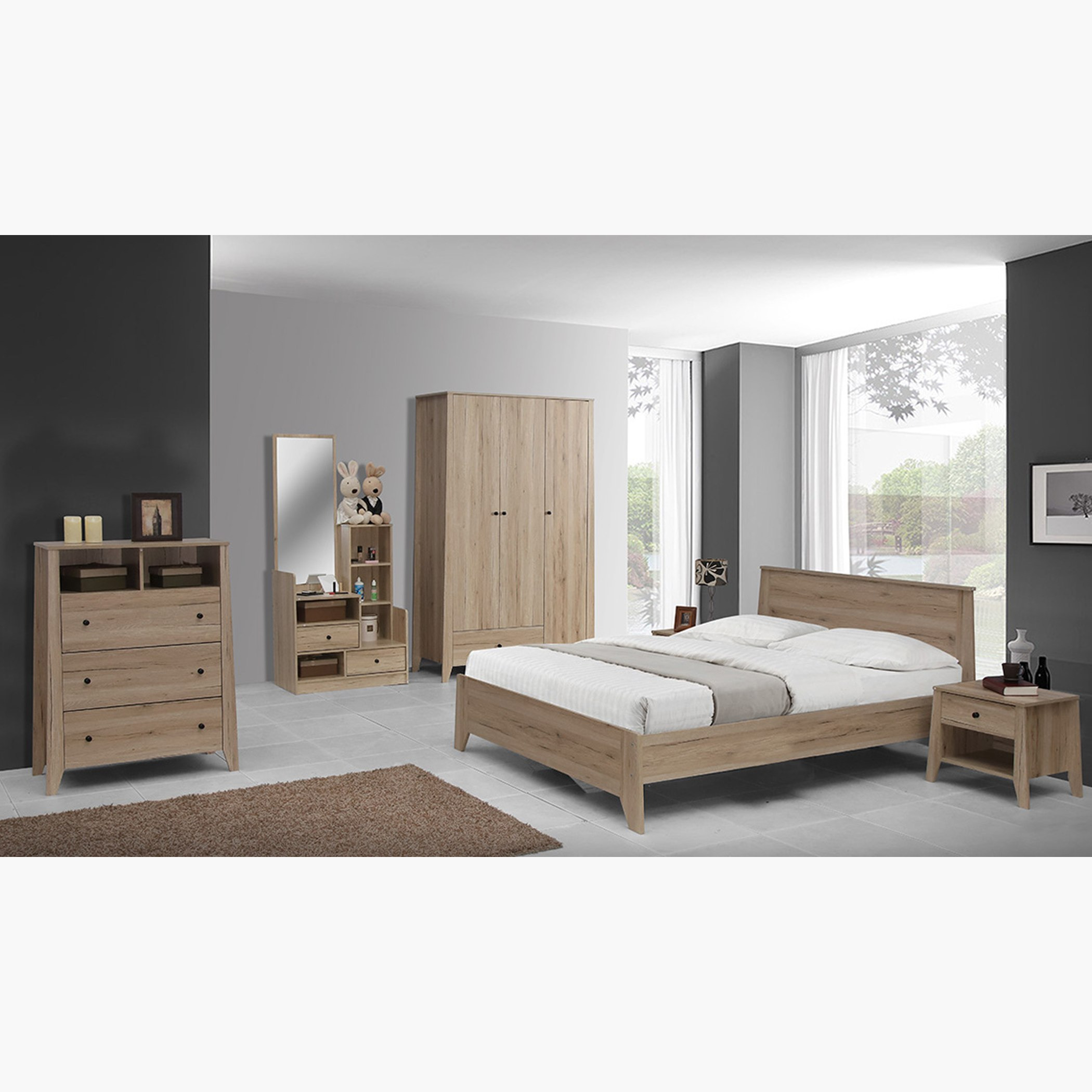 سرير كوين - آمبرلي من موڤو - 150x200 سم-hbxbedroom-bedsandbedsets-beds-queen-image-5