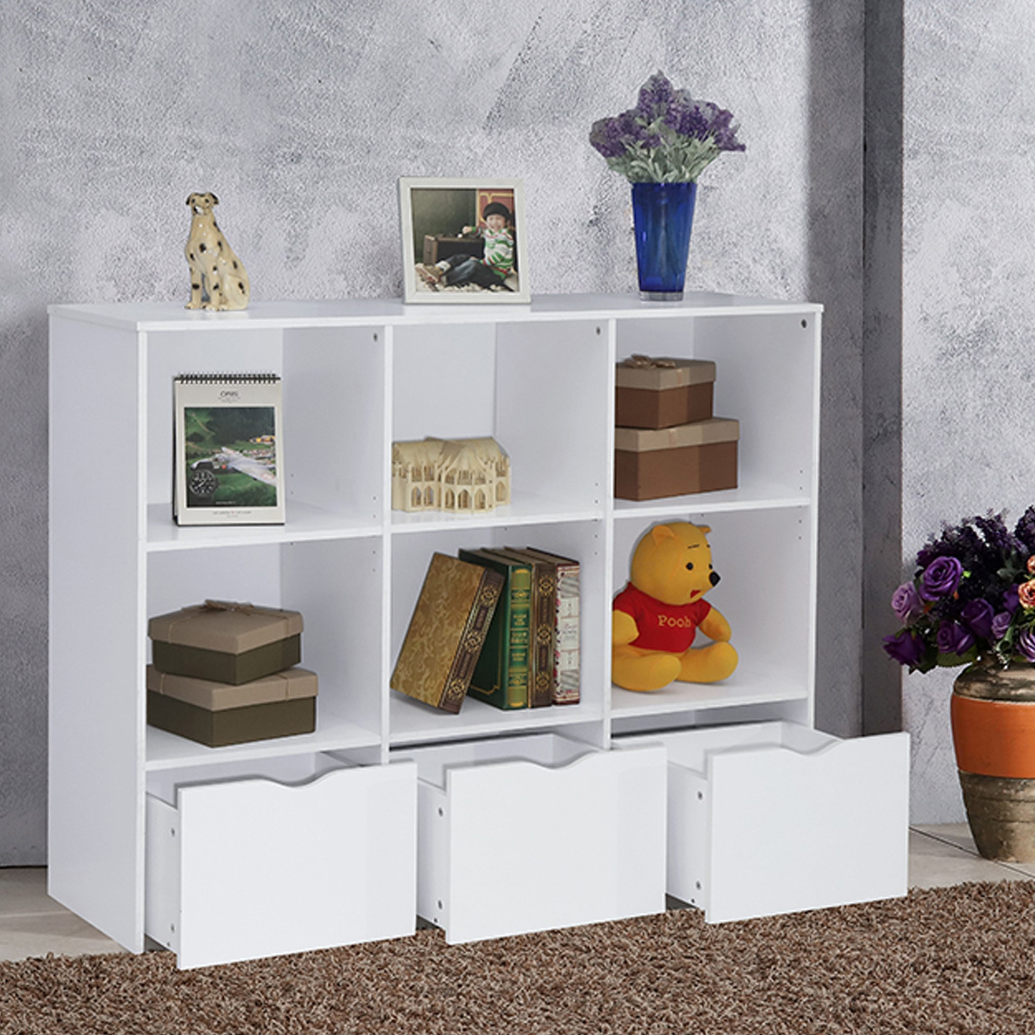 خزانة 3 أدراج - فانيلا كودي من موڤو-hbxfurniture-office-bookcases-image-1