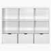 Vanilla Cody Storage Cabinet with 3 Drawers-Book Cases-thumbnail-2