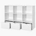 Vanilla Cody Storage Cabinet with 3 Drawers-Book Cases-thumbnail-3