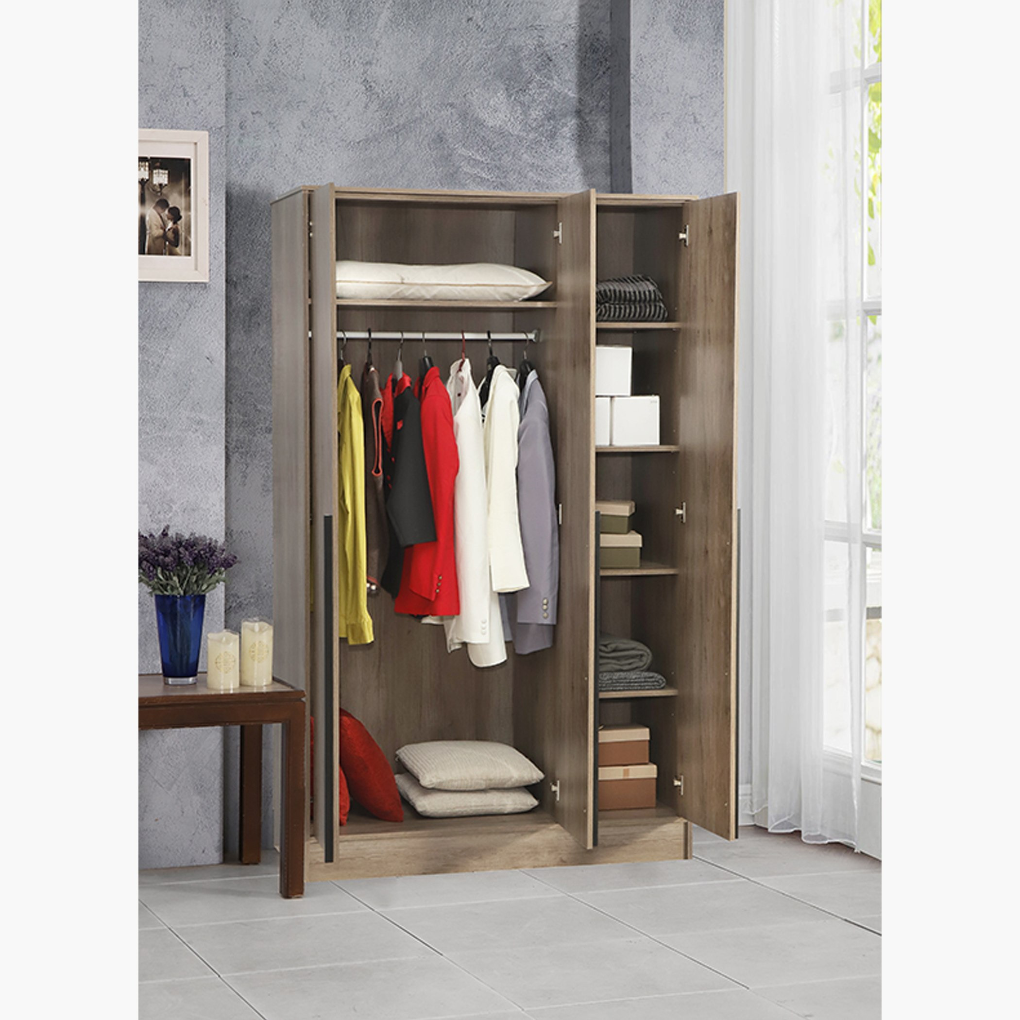 خزانة ملابس 3 أبواب - فليمينج من موڤو-hbxfurniture-wardrobes-image-1