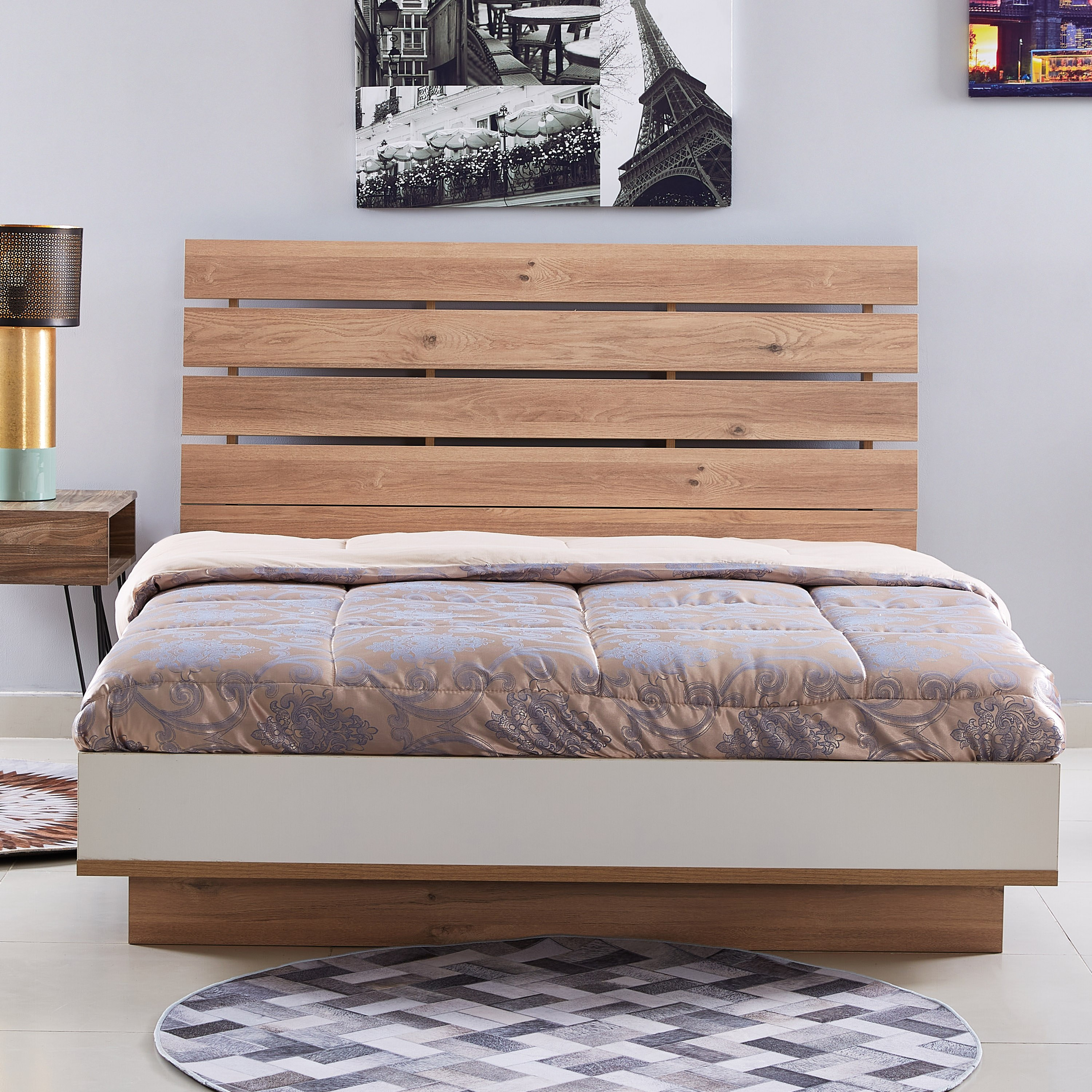 Moonlight Queen-Sized Bed - 150x200 cm-hbxbedroom-bedsandbedsets-beds-queen-image-2