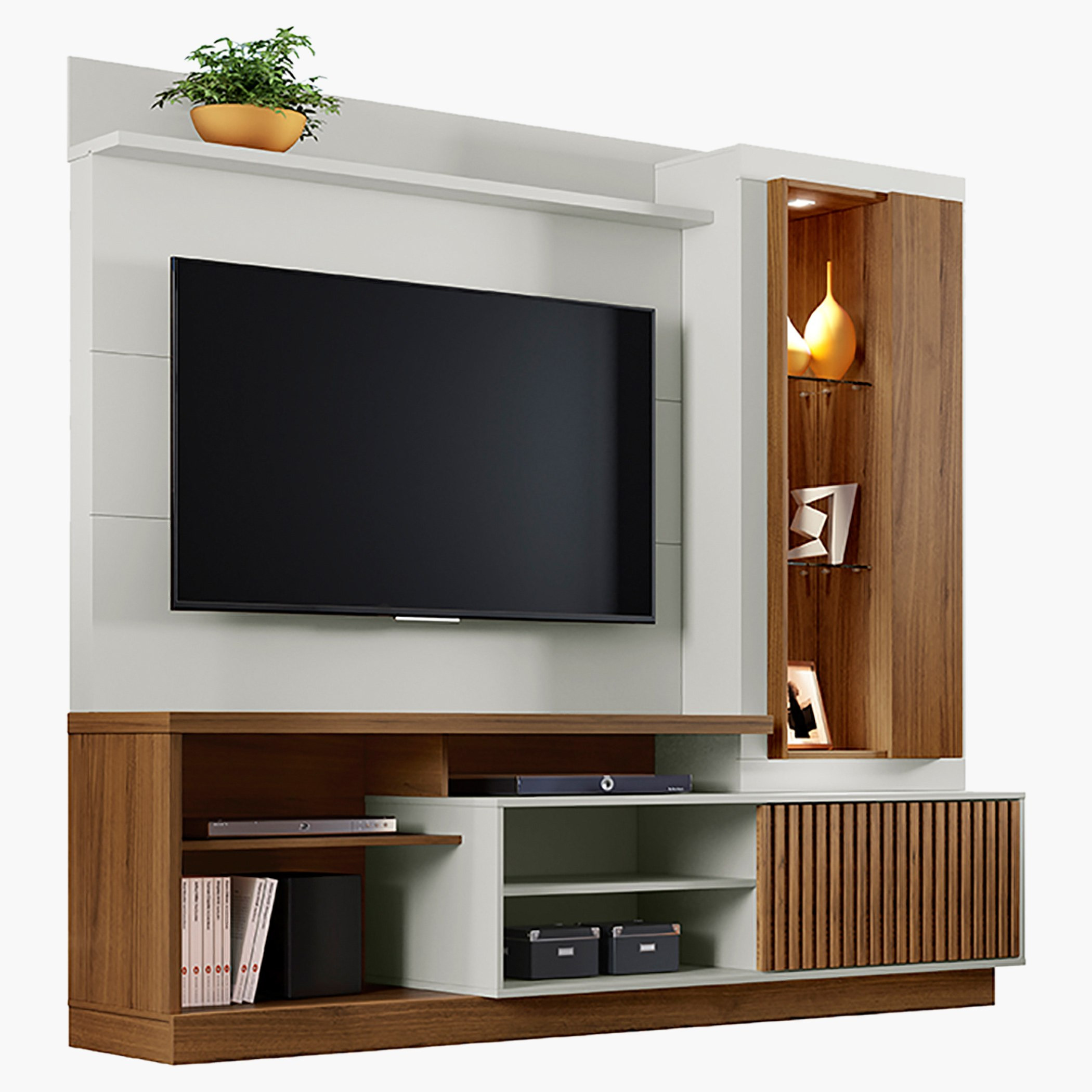 وحدة تخزين حائطية مع باب جرار من أمازوناس-hbxlivingroom-mediaunitsandstorage-wallunits-image-2