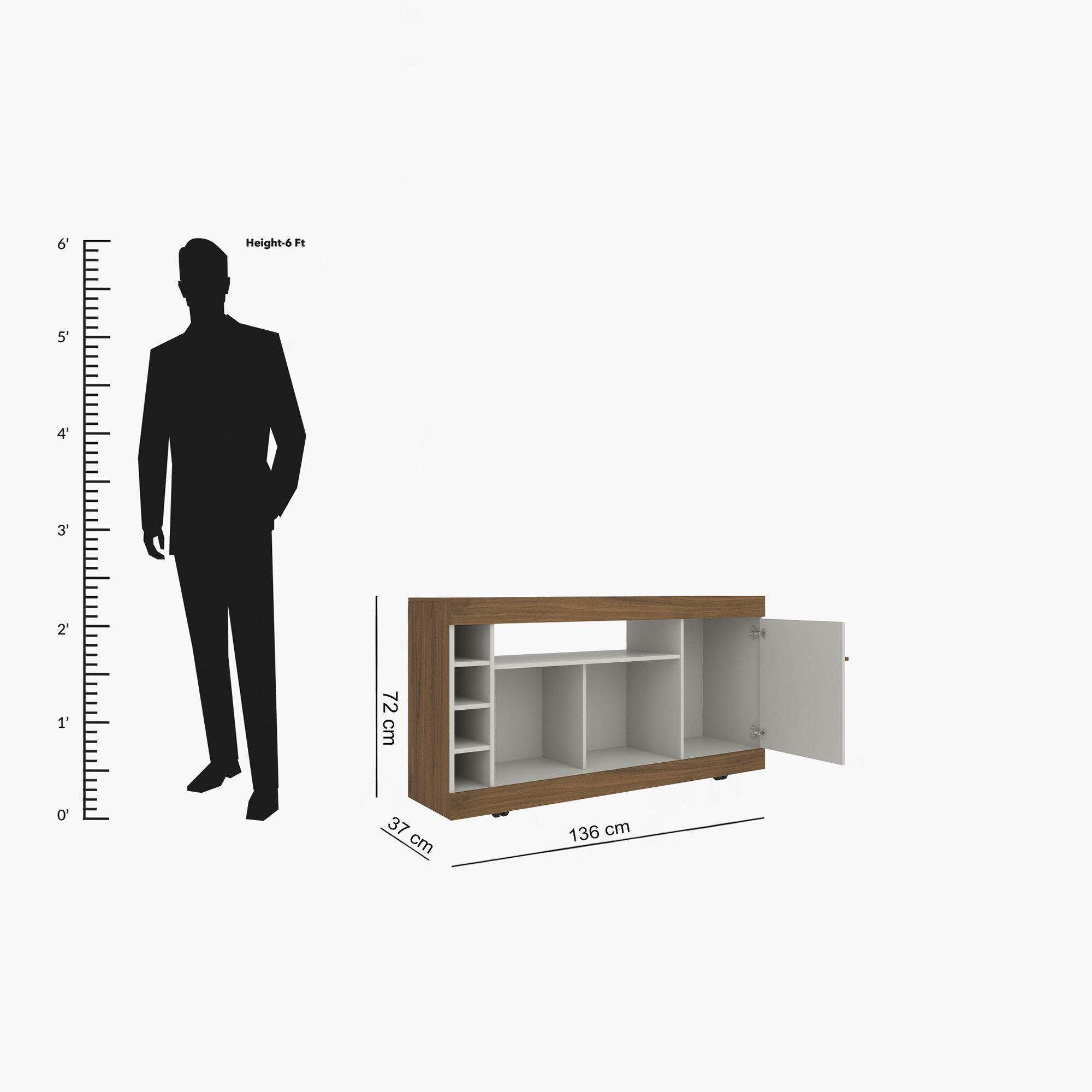 وحدة تلفاز منخفضة بباب واحد للأجهزة حتى 60 بوصة من ريو-hbxlivingroom-mediaunitsandstorage-tvunits-image-9