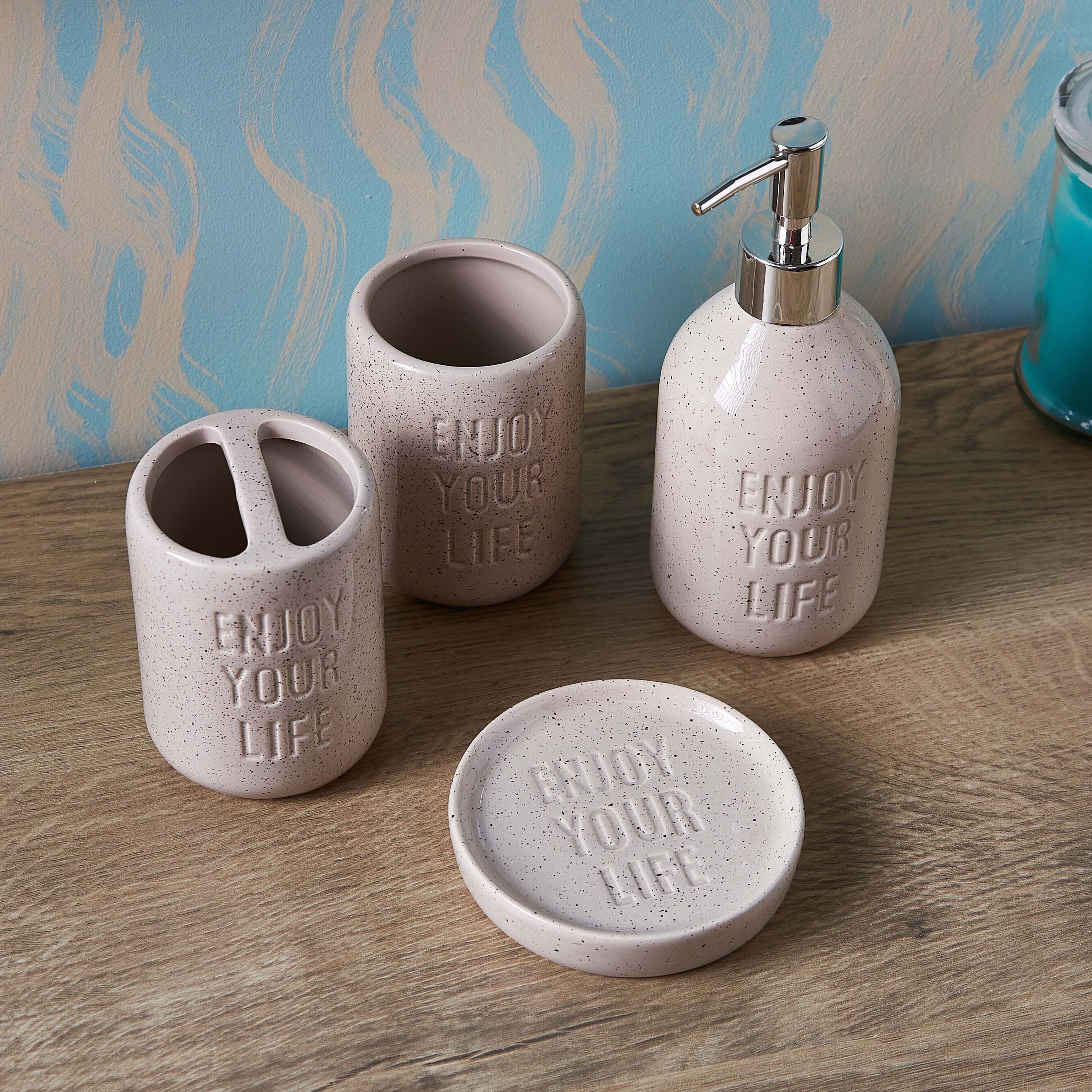 Embossed 4-Piece Ceramic Bath Accessory Set-PROMO_HB_AE_B1G1_250925-image-2