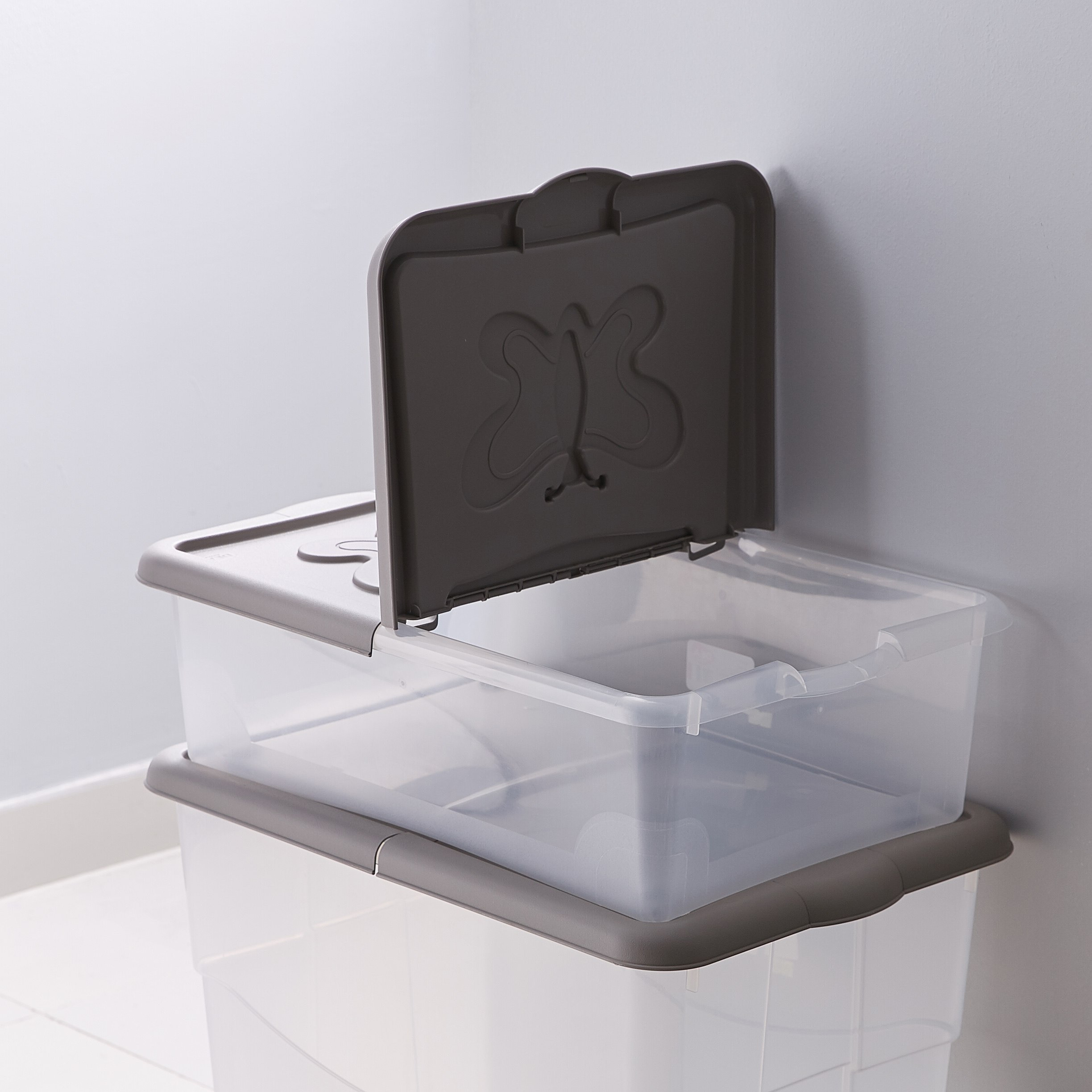 صندوق تخزين بغطاء مزدوج - 27 لتر-hbxbedroom-bedroomaccessories-bedroomstorage-image-3