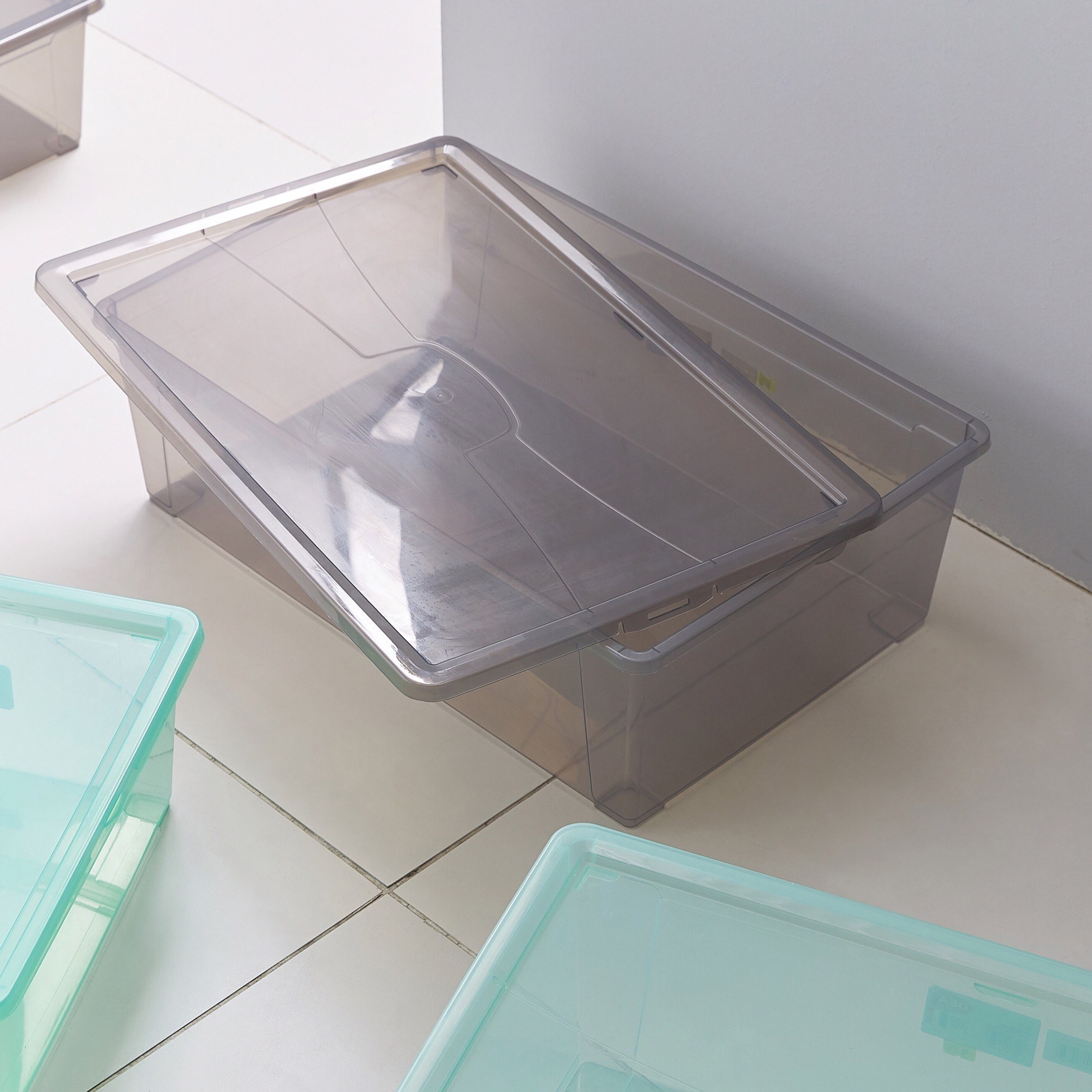 Easy Underbed Storage Box with Lid - 32 L-hbxbedroom-bedroomaccessories-bedroomstorage-image-2