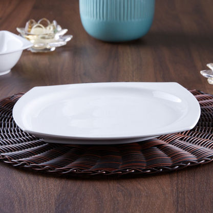Feast Nevel Porcelain Dinner Plate - 25 cms
