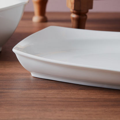 Feast Nevel Porcelain Oval Platter - 37x23 cms