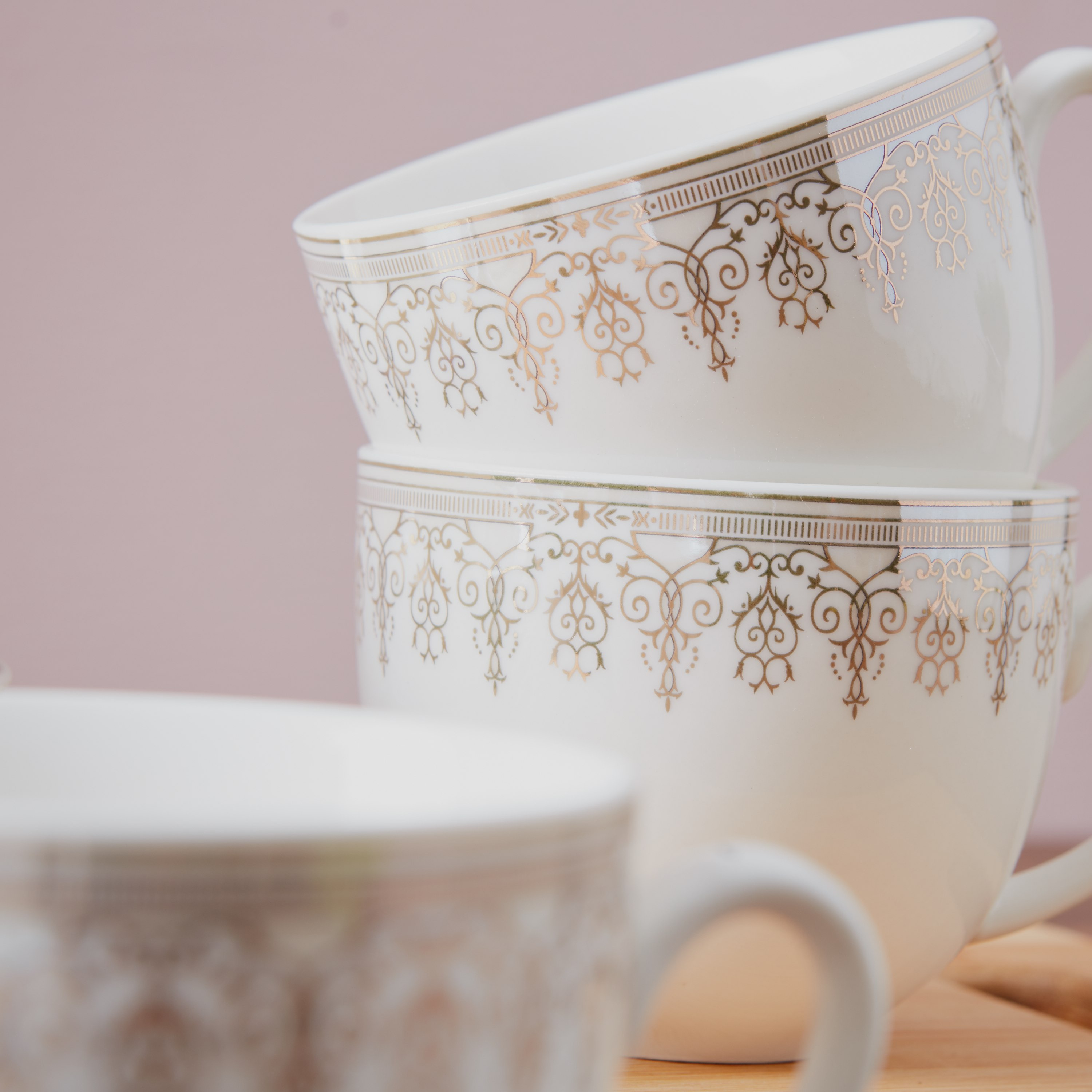 طقم خزف صيني بطبعات - 12 قطعة-hbxhomeware-diningandtabletop-coffeeandteasets-image-2