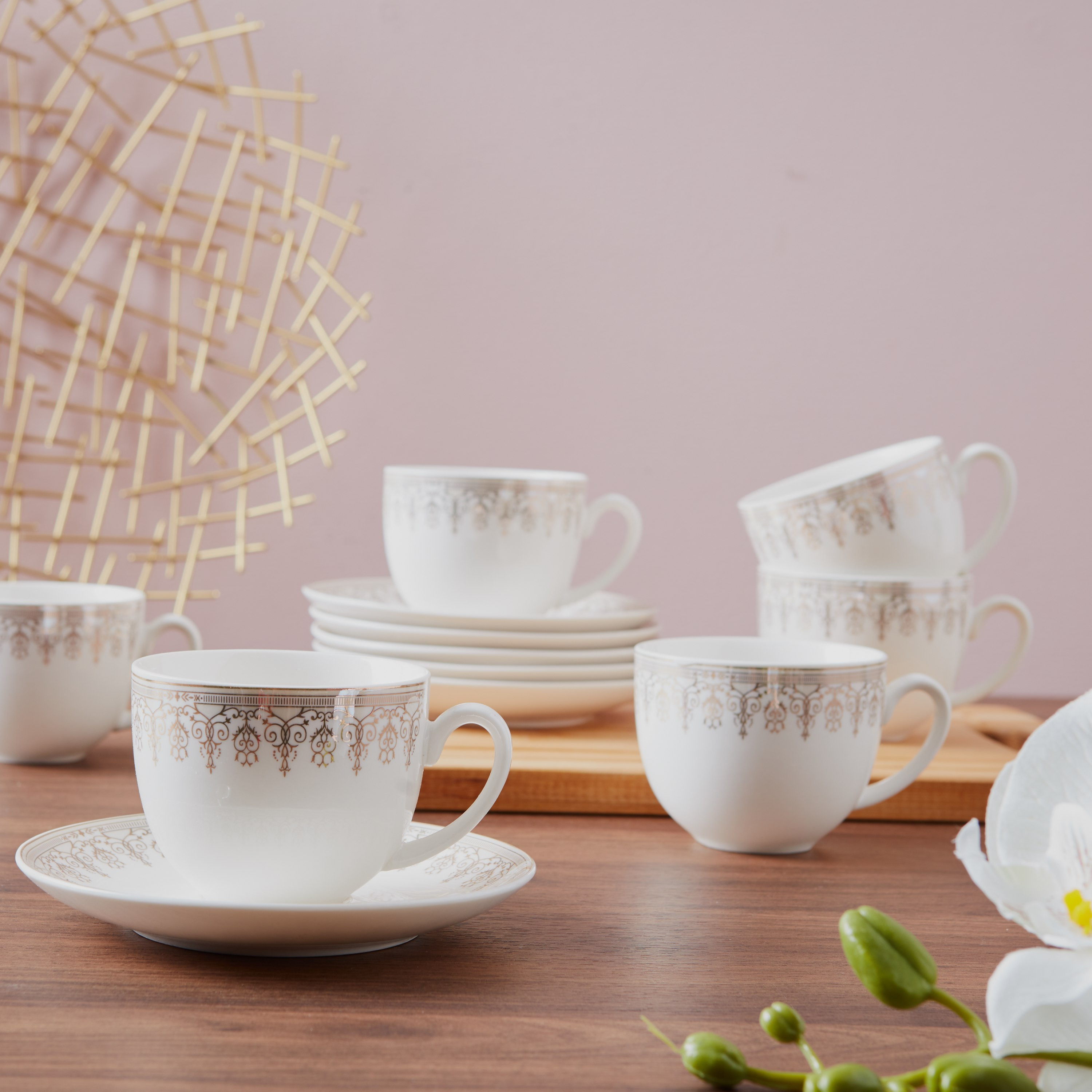 طقم خزف صيني بطبعات - 12 قطعة-hbxhomeware-diningandtabletop-coffeeandteasets-image-3
