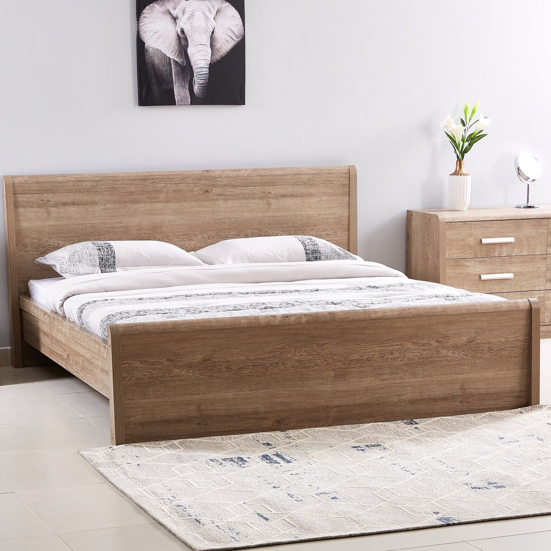 سرير مقاس كوين من كيرفي - 150x200 سم-hbxbedroom-bedsandbedsets-beds-queen-image-1