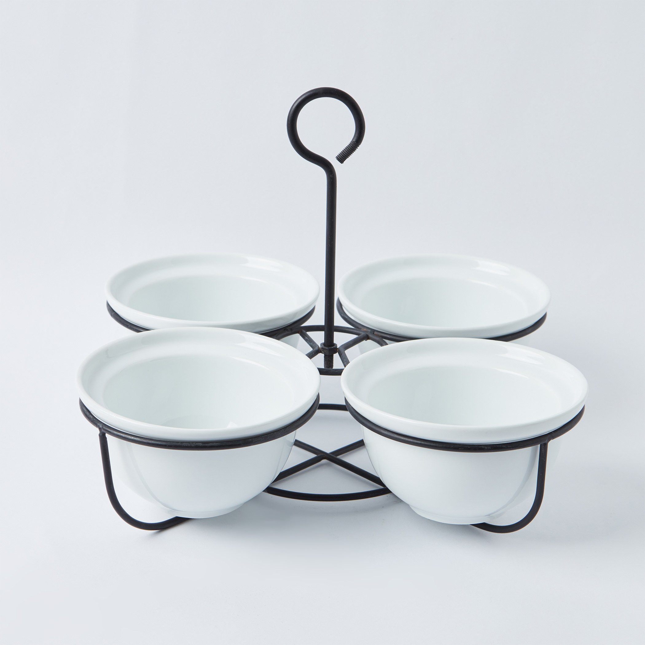 أوعية تقديم مستديرة مع رف من ماديسون - طقم من 4 قطع -hbxdecorandfurnishings-tabletop-crockery-image-4