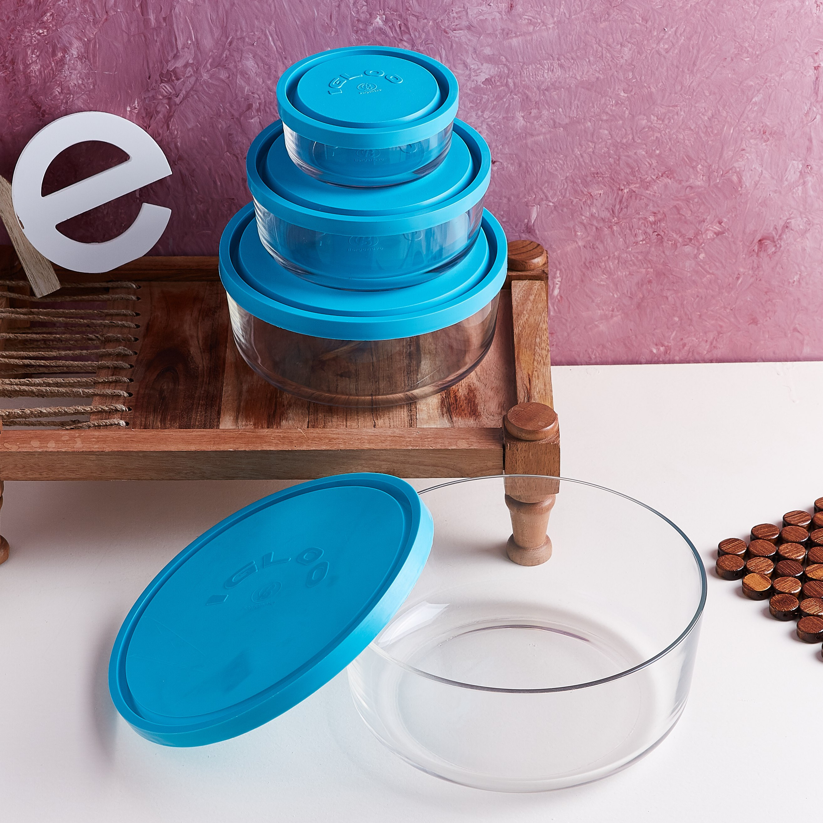حاوية طعام زجاج من ماديسون - طقم من 4 قطع -hbxhomeware-hbxkitchen-image-1